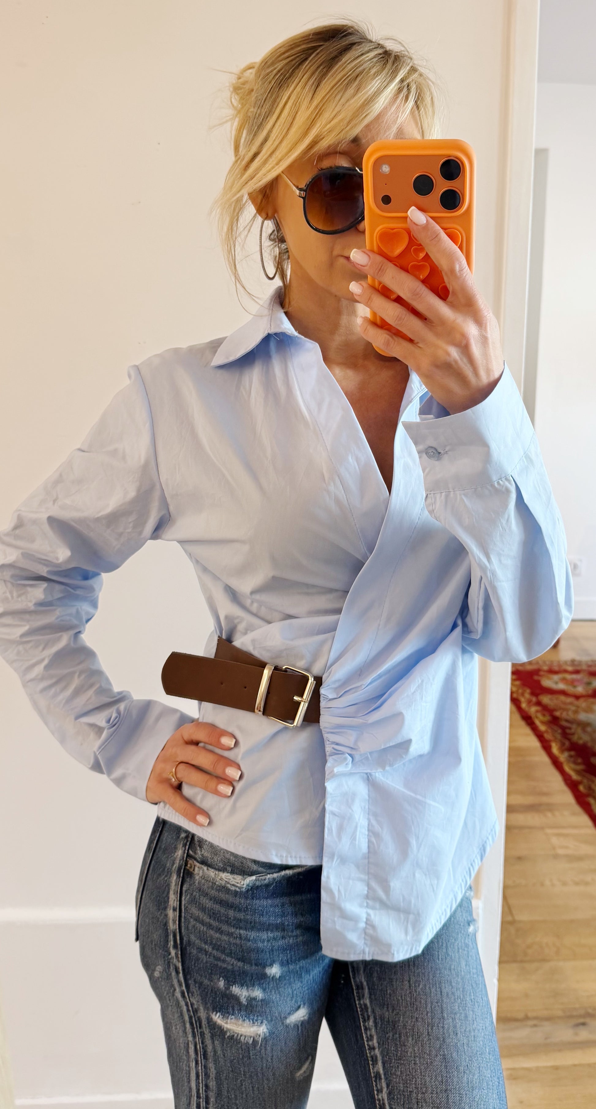 CHEMISE Chloé blue