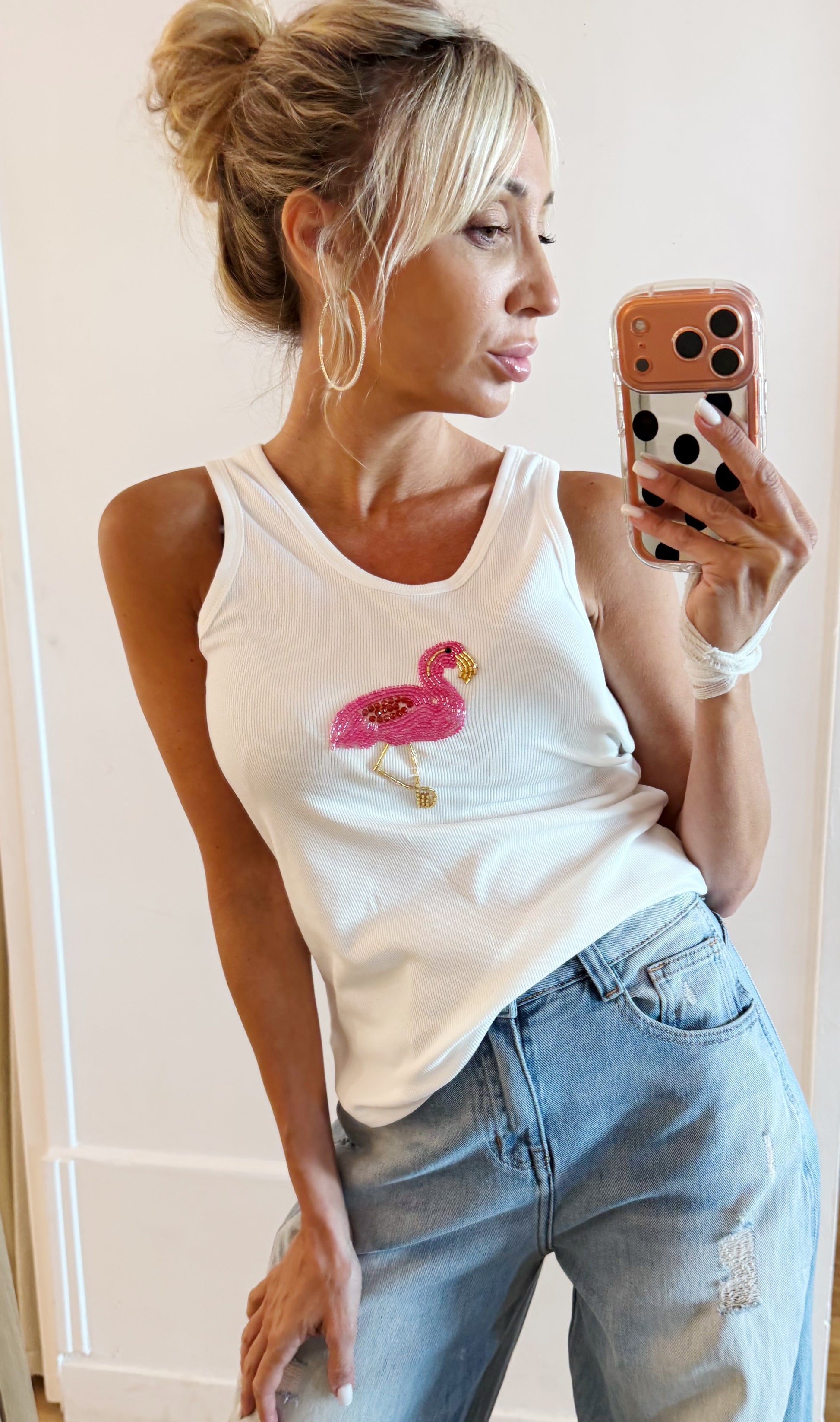 DÉBARDEUR flamingo