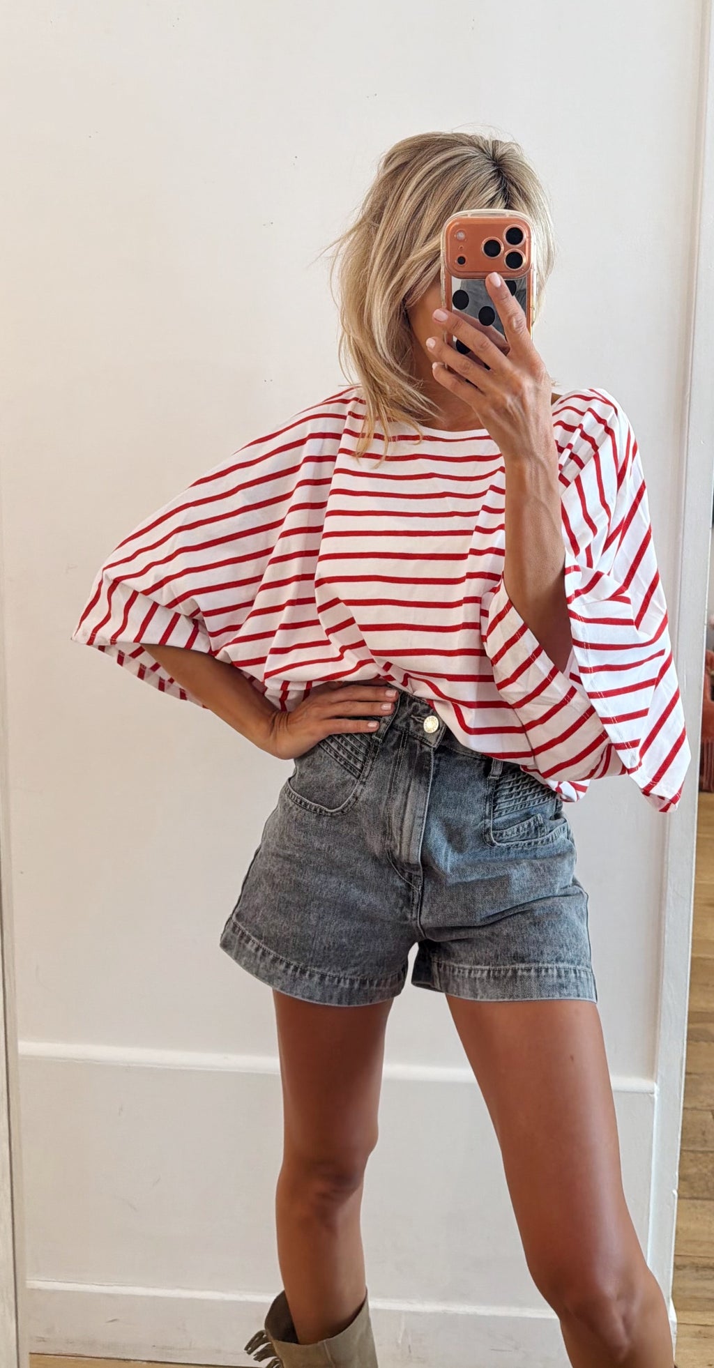 TEE SHIRT Marin rouge