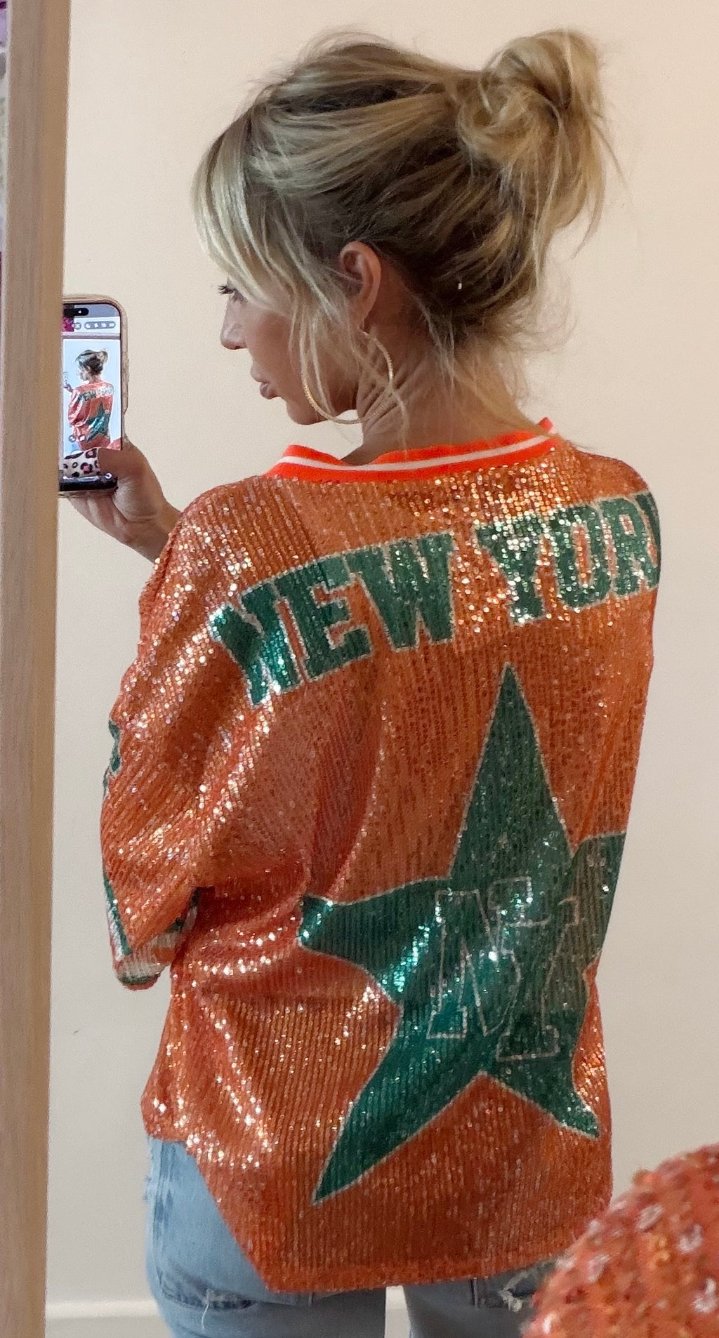 TEE SHIRT New York 26 Orange