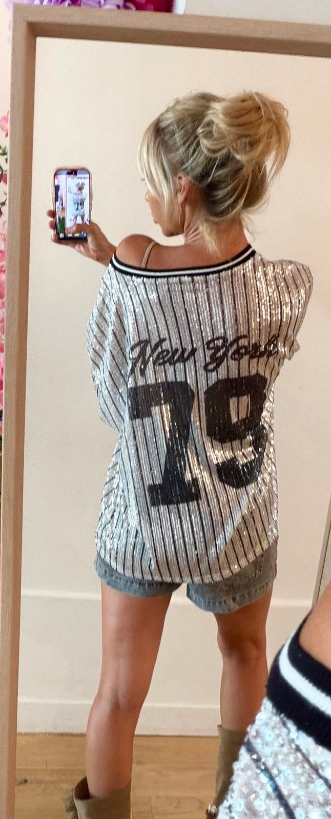 TEE SHIRT New York 79 Baseball noir