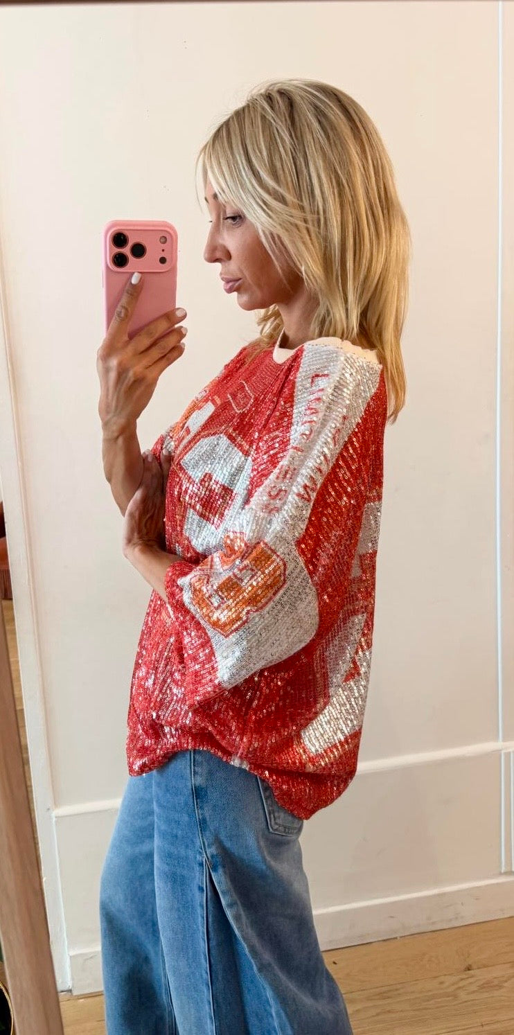 TEE SHIRT New York 23 rouge