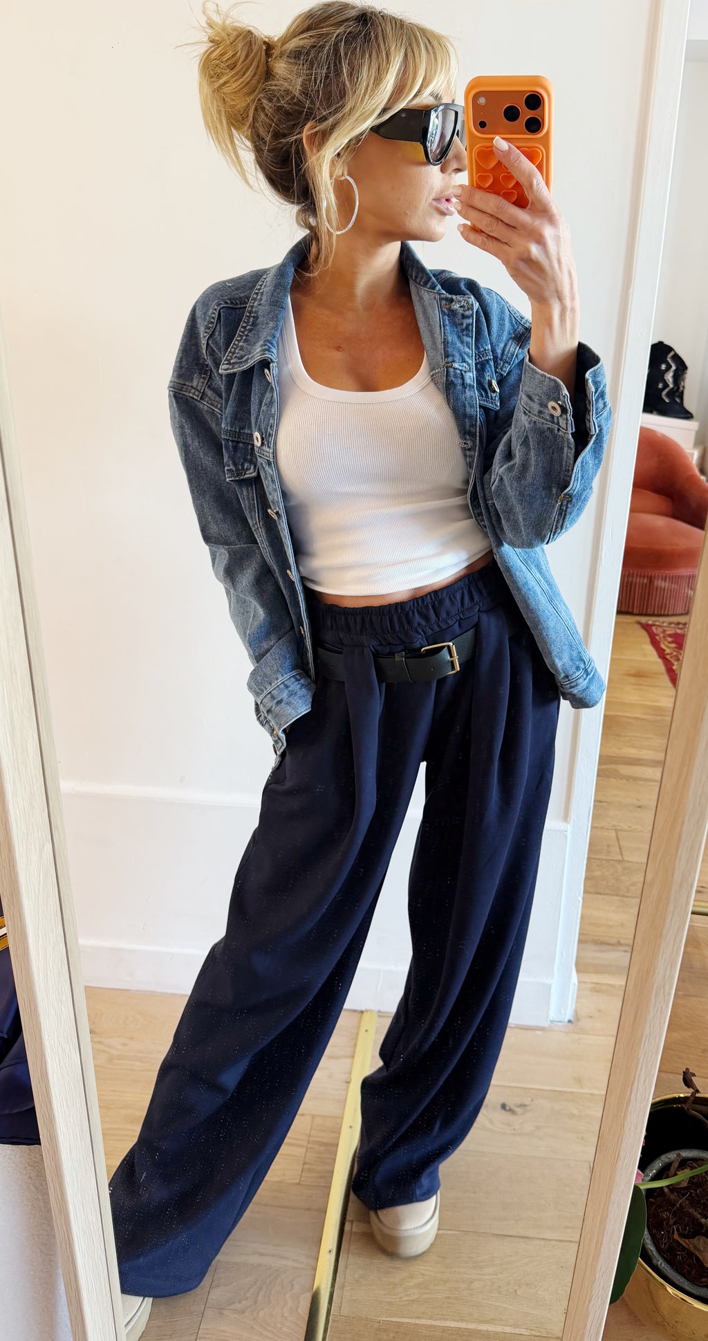 PANTALON Ophélie Bleu marine