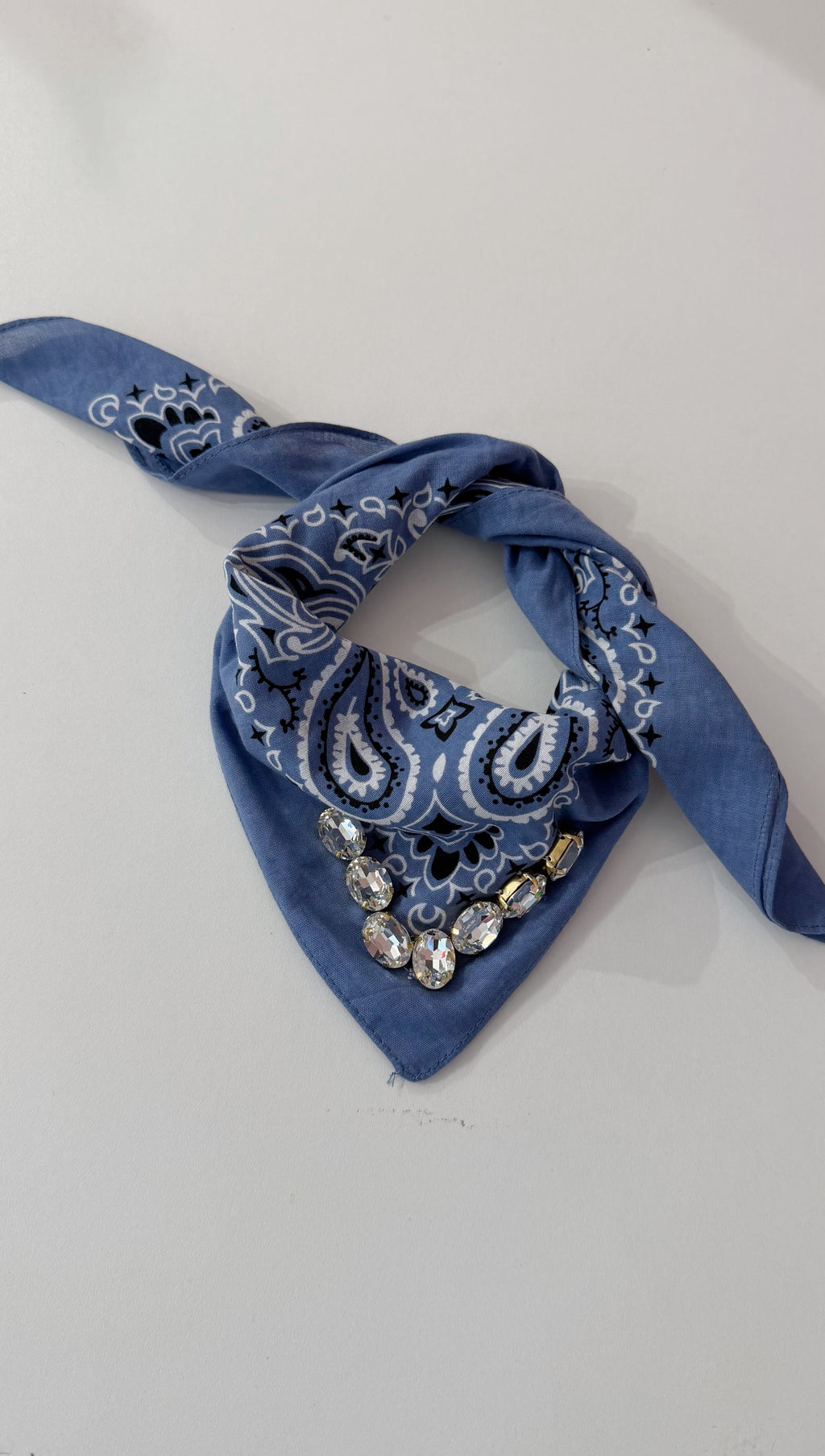 FOULARD Bandana bleu jeans