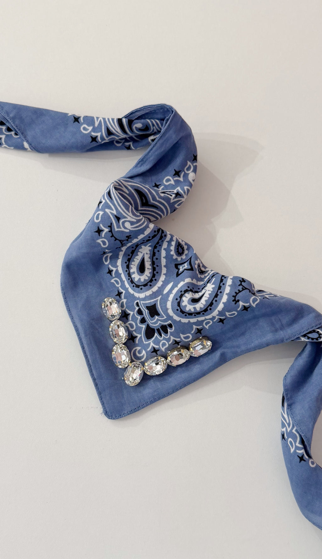 FOULARD Bandana bleu jeans