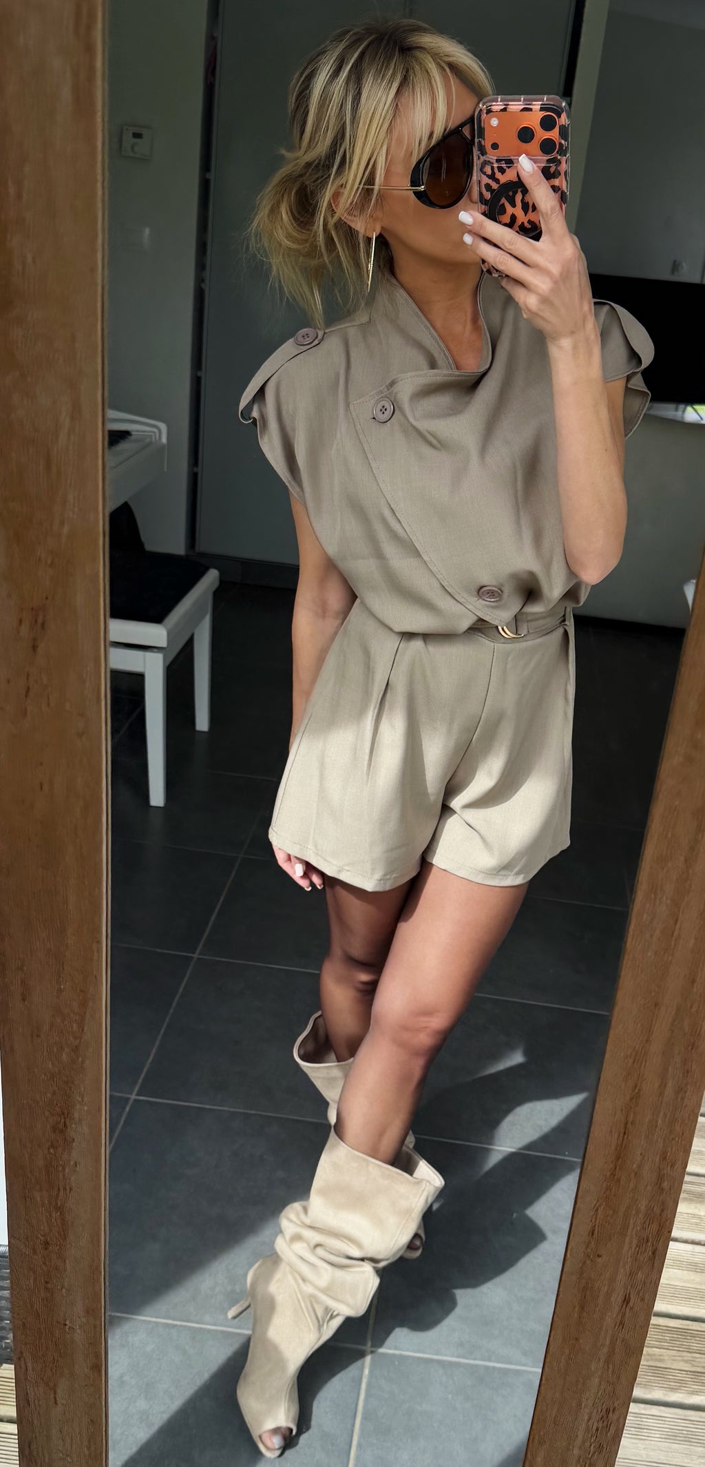 COMBI Short Max Taupe