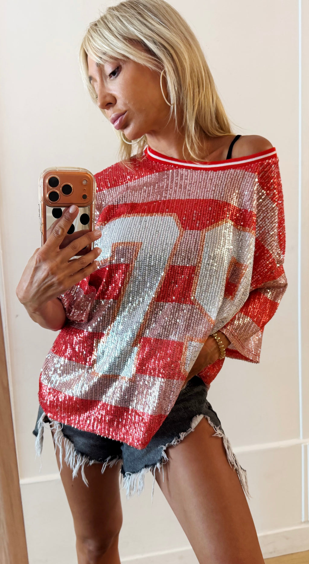 TEE SHIRT New York 79 rouge