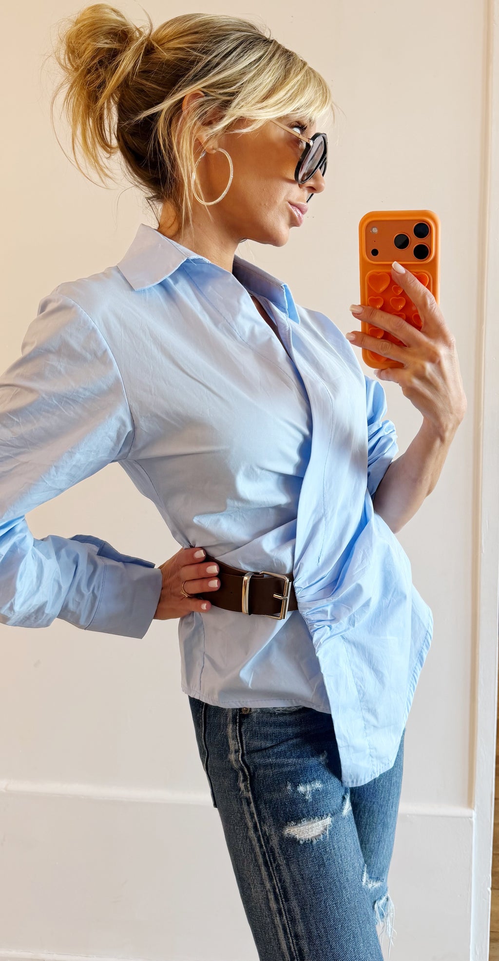 CHEMISE Chloé blue