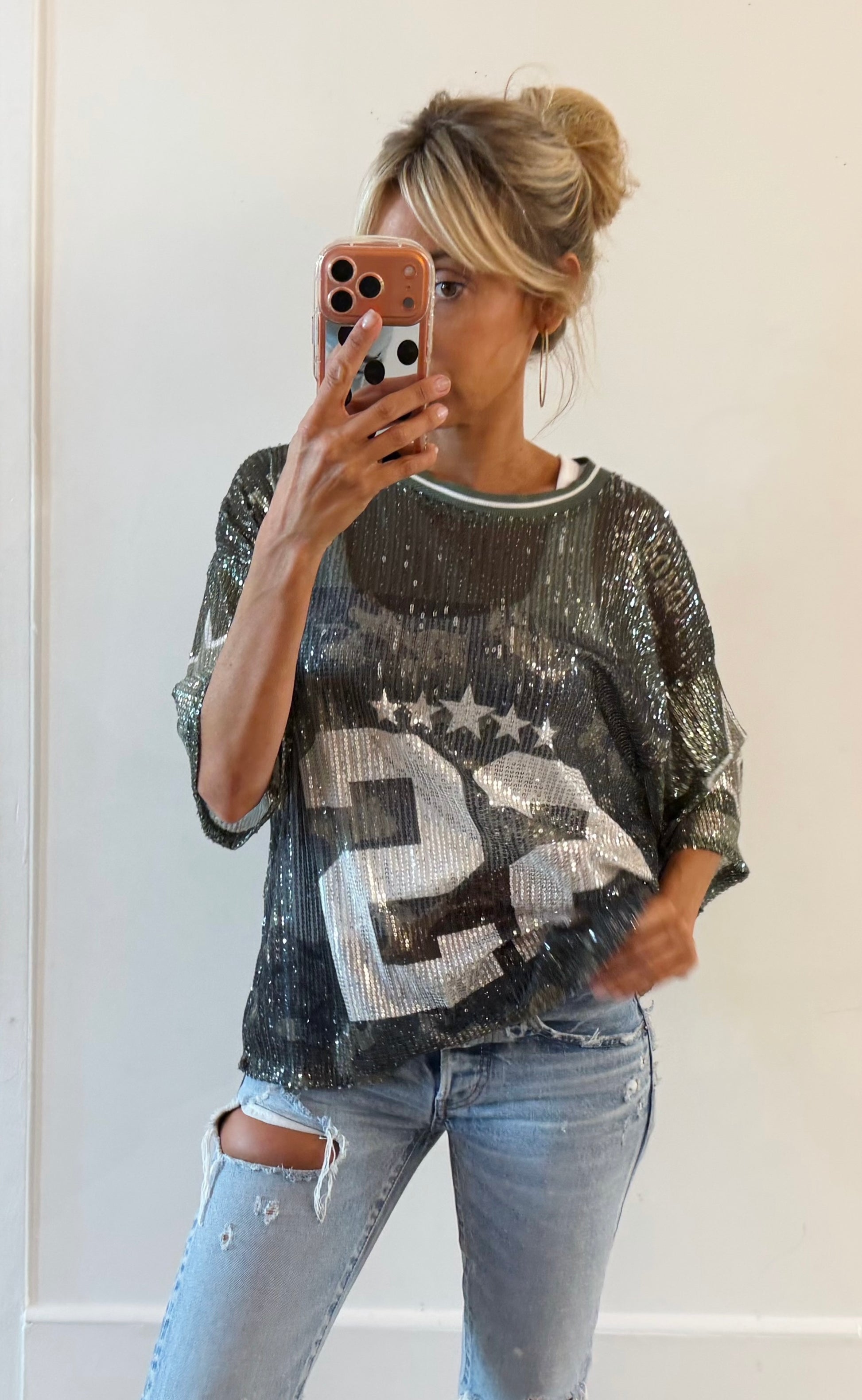 TEE SHIRT LA kaki