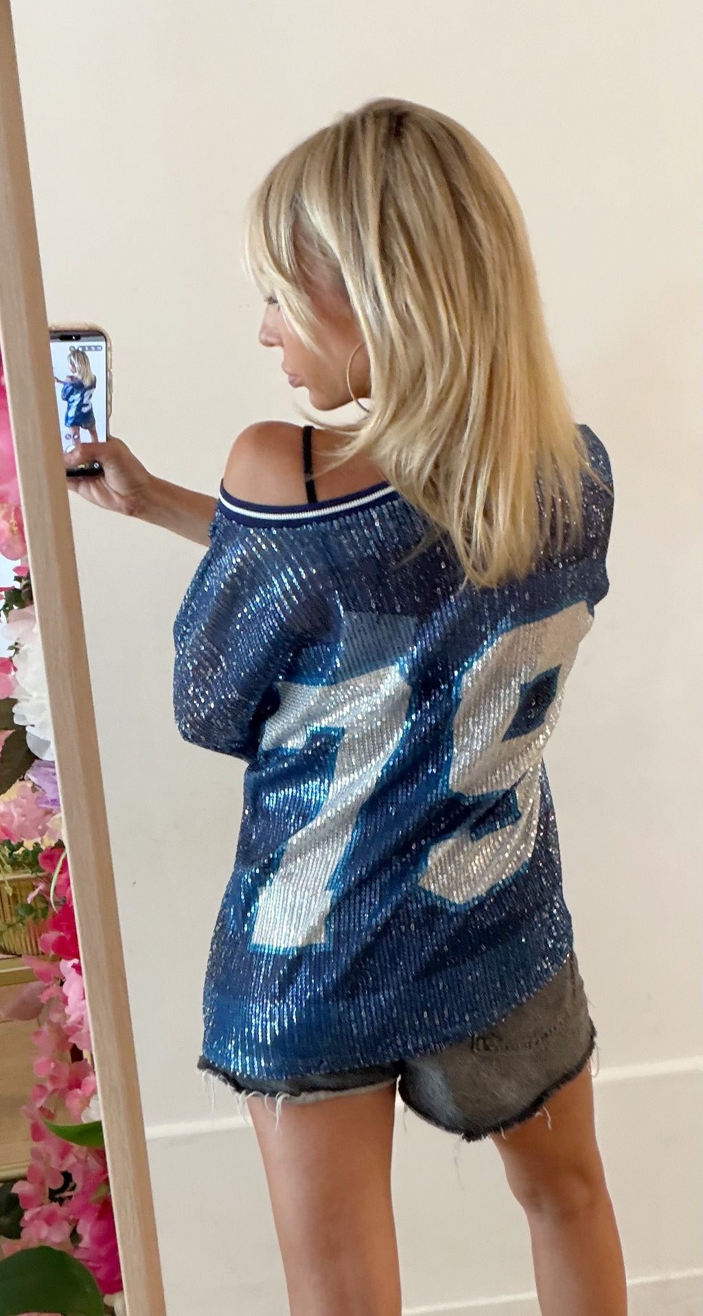 TEE SHIRT New York 79 bleu