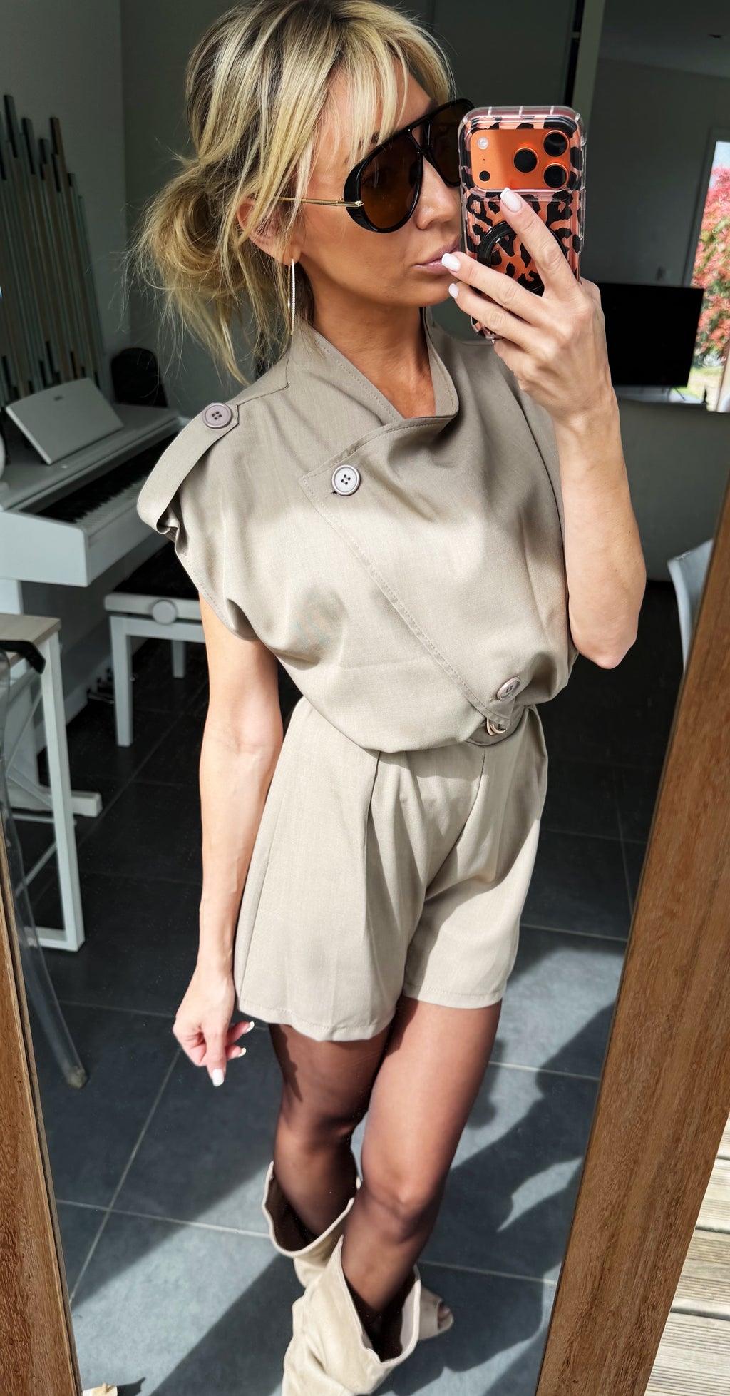 COMBI Short Max Taupe