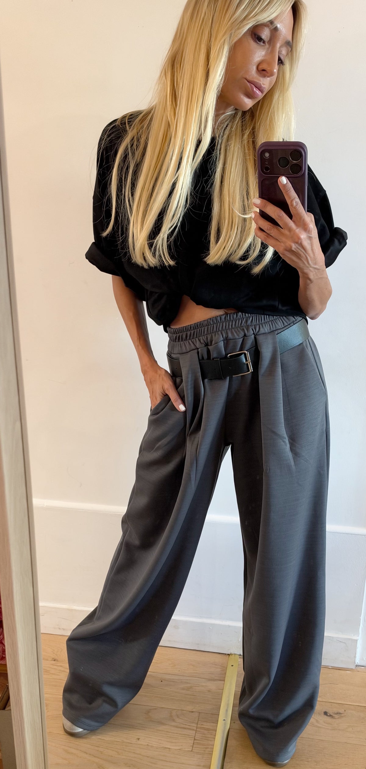 PANTALON Ophélie Anthracite
