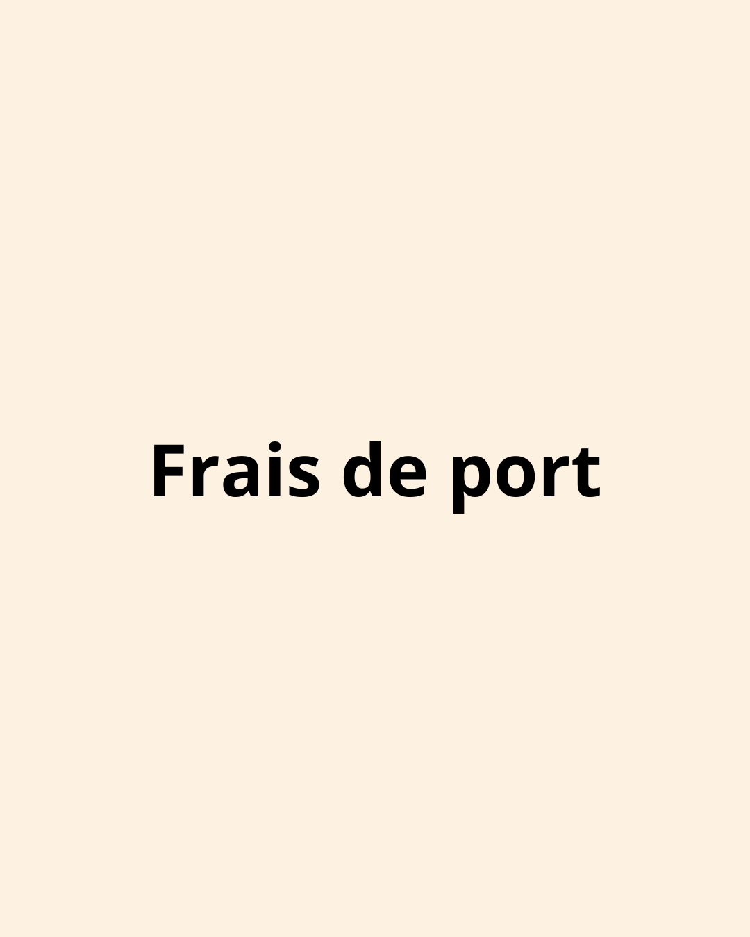 Frais de port