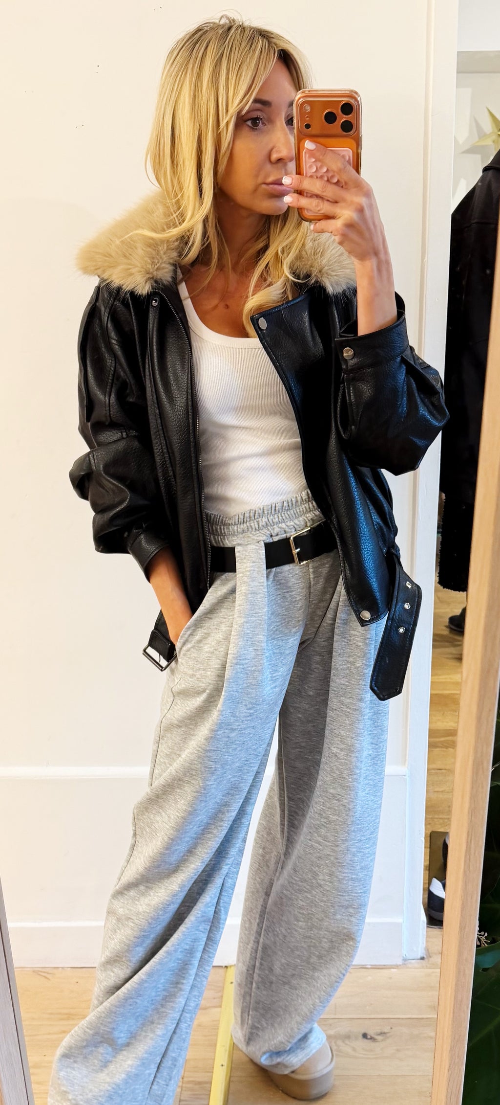 PANTALON Ophélie Gris