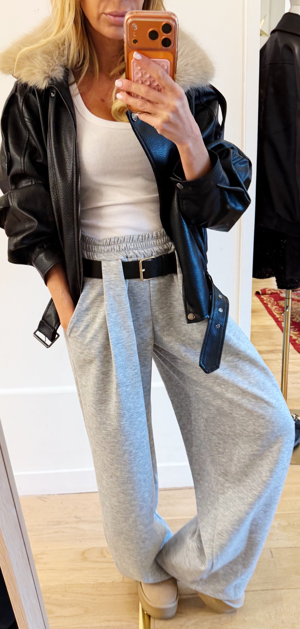 PANTALON Ophélie Gris