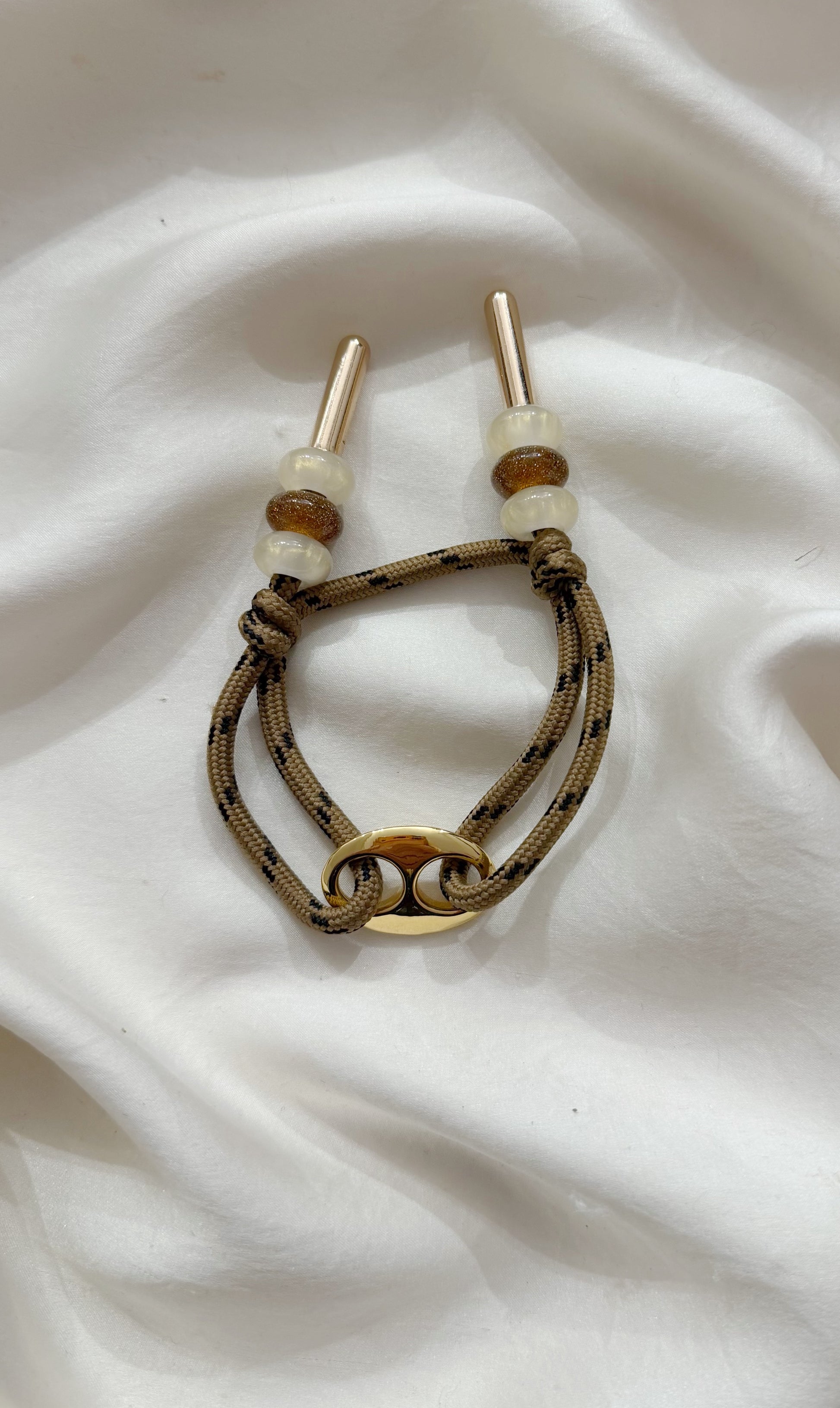 BRACELET CROFT VANILLE CHOCO