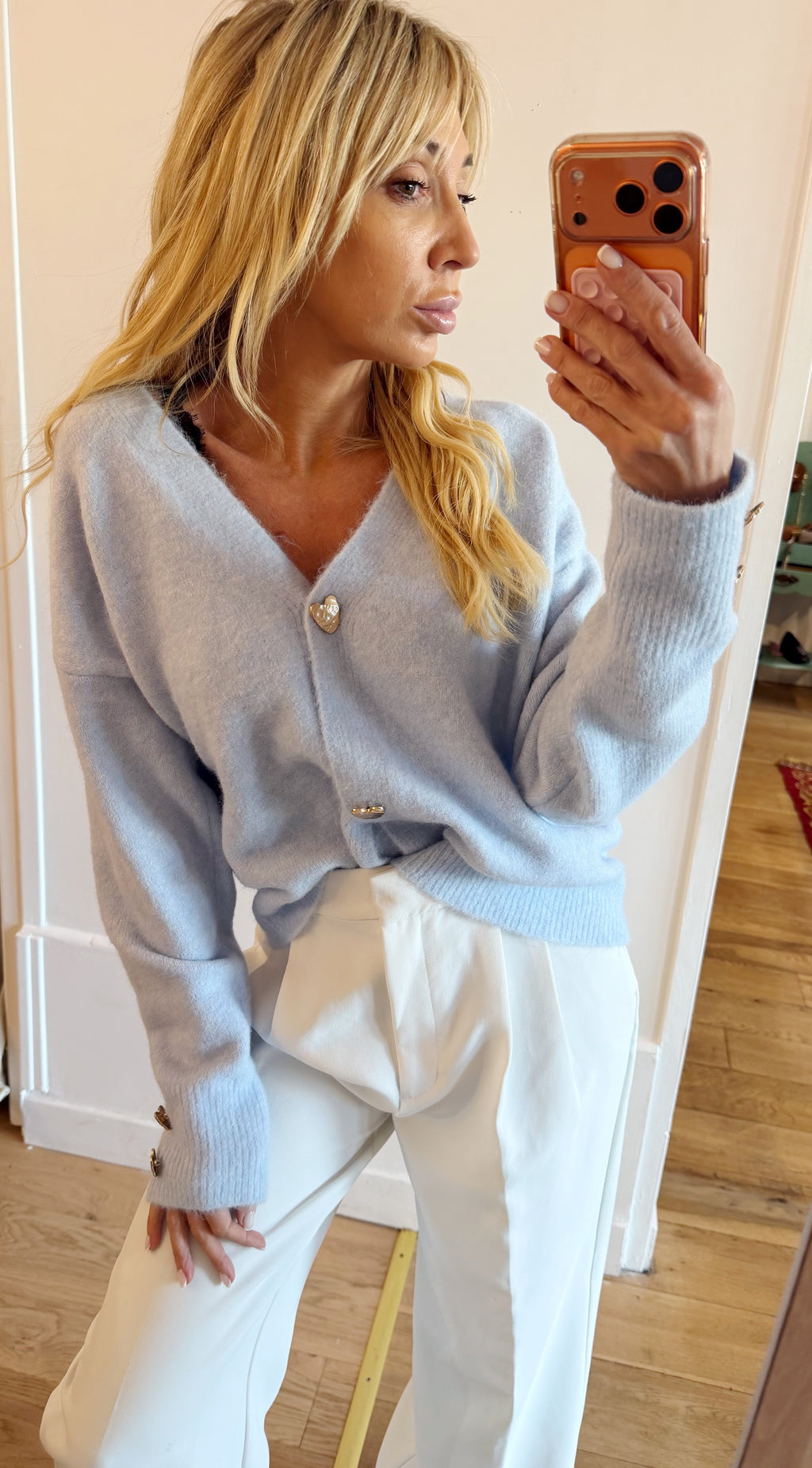 GILET Emy Sky blue