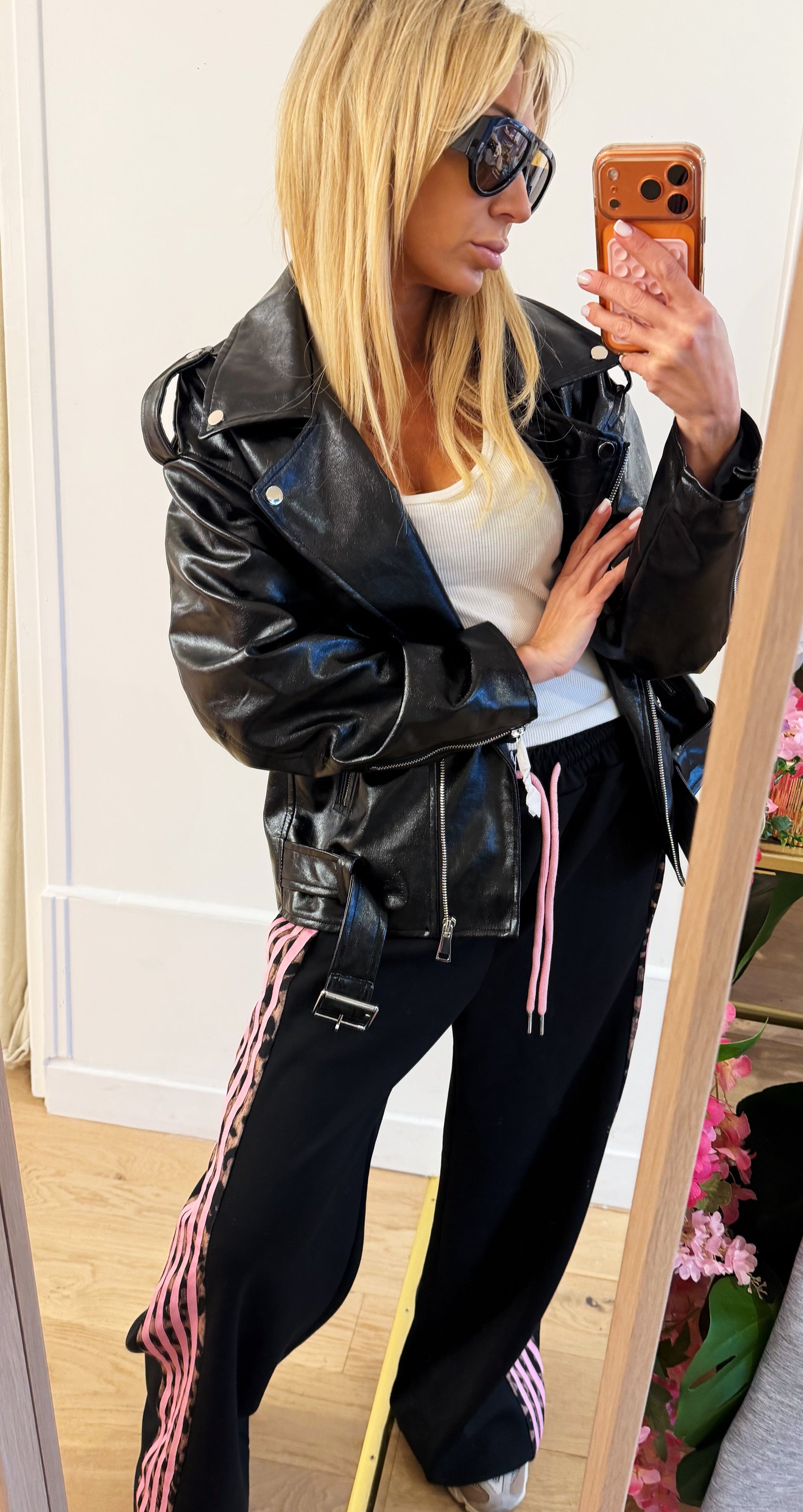 PANTALON de Jogging More Love Noir