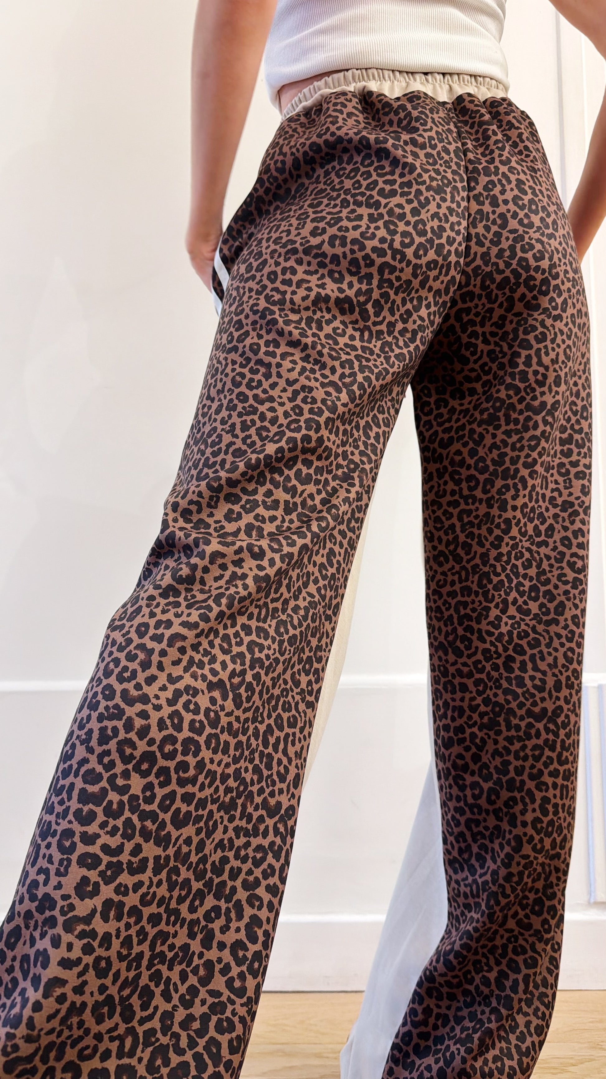 PANTALON jogging Panthera cream