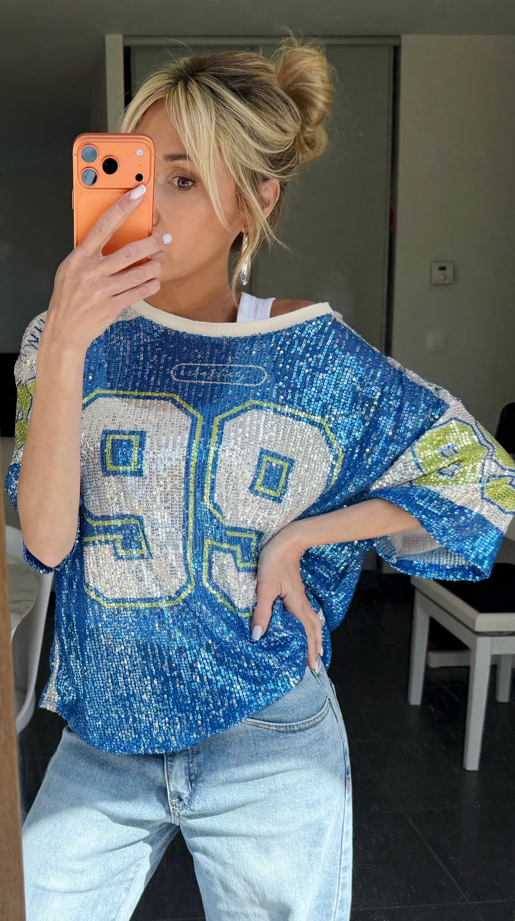 TEE SHIRT 99 blue