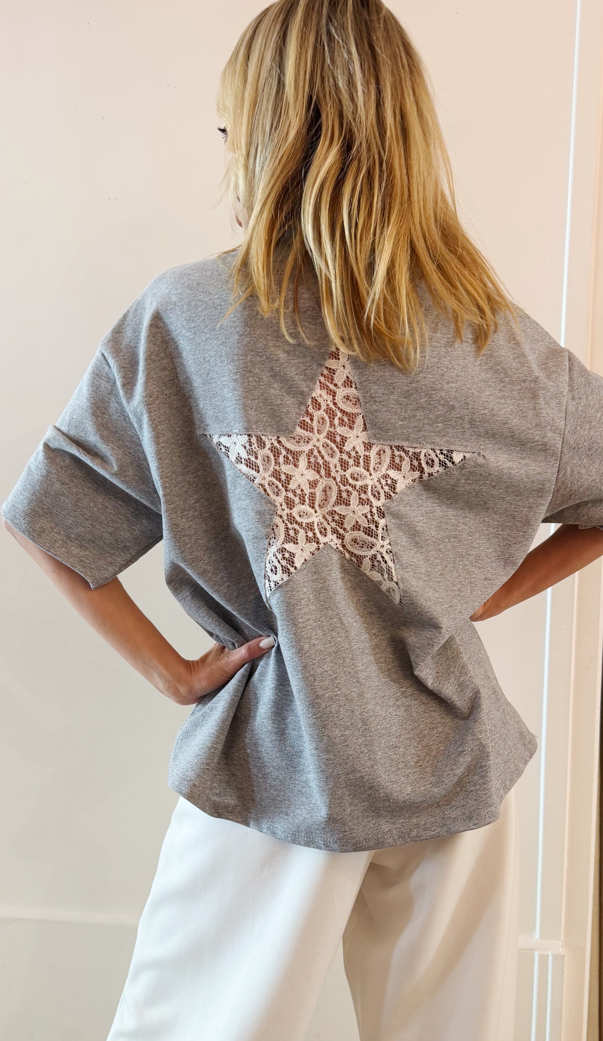 TEE SHIRT Star gris