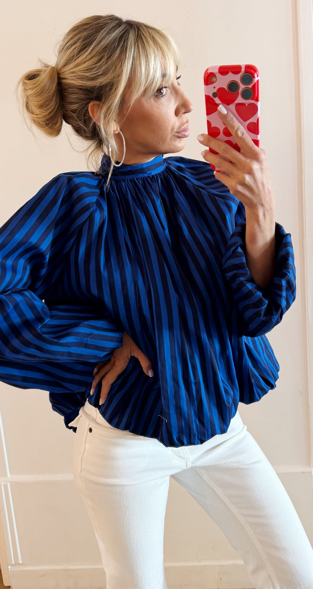 BLOUSE Betty blue stripe
