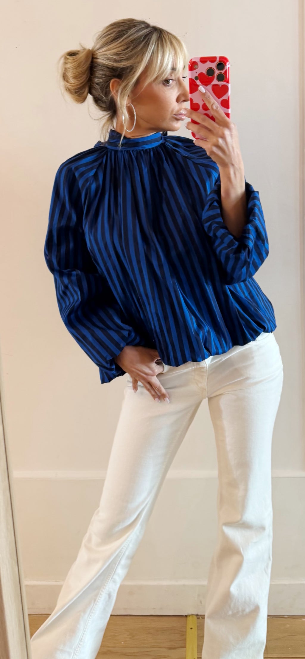 BLOUSE Betty blue stripe