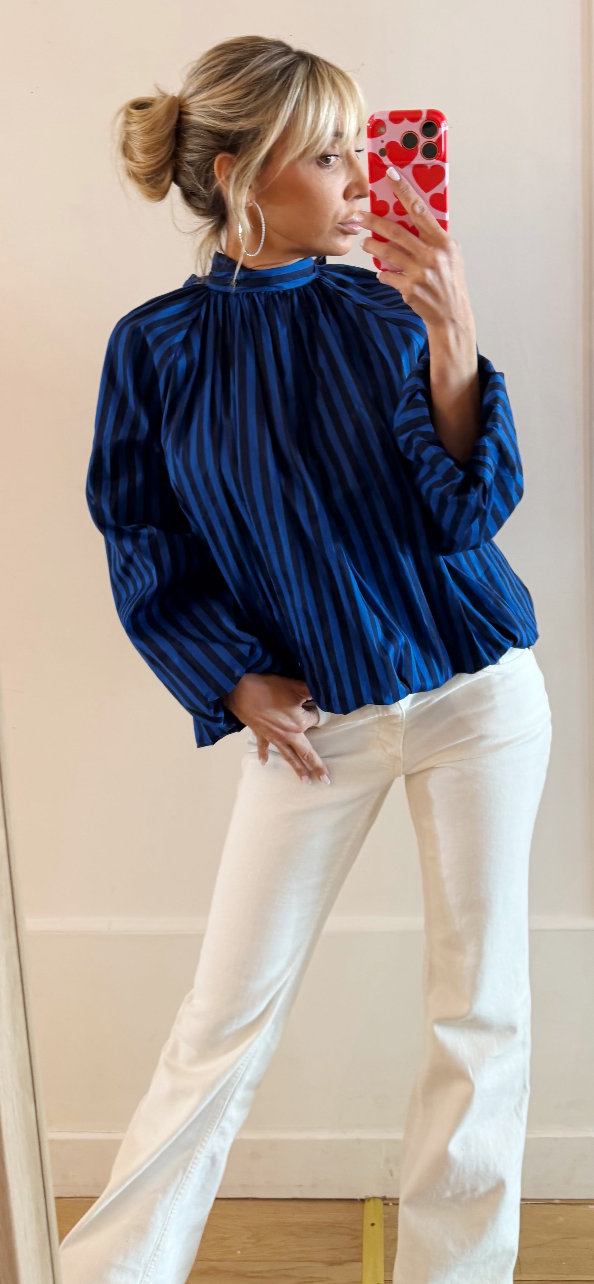 BLOUSE Betty blue stripe