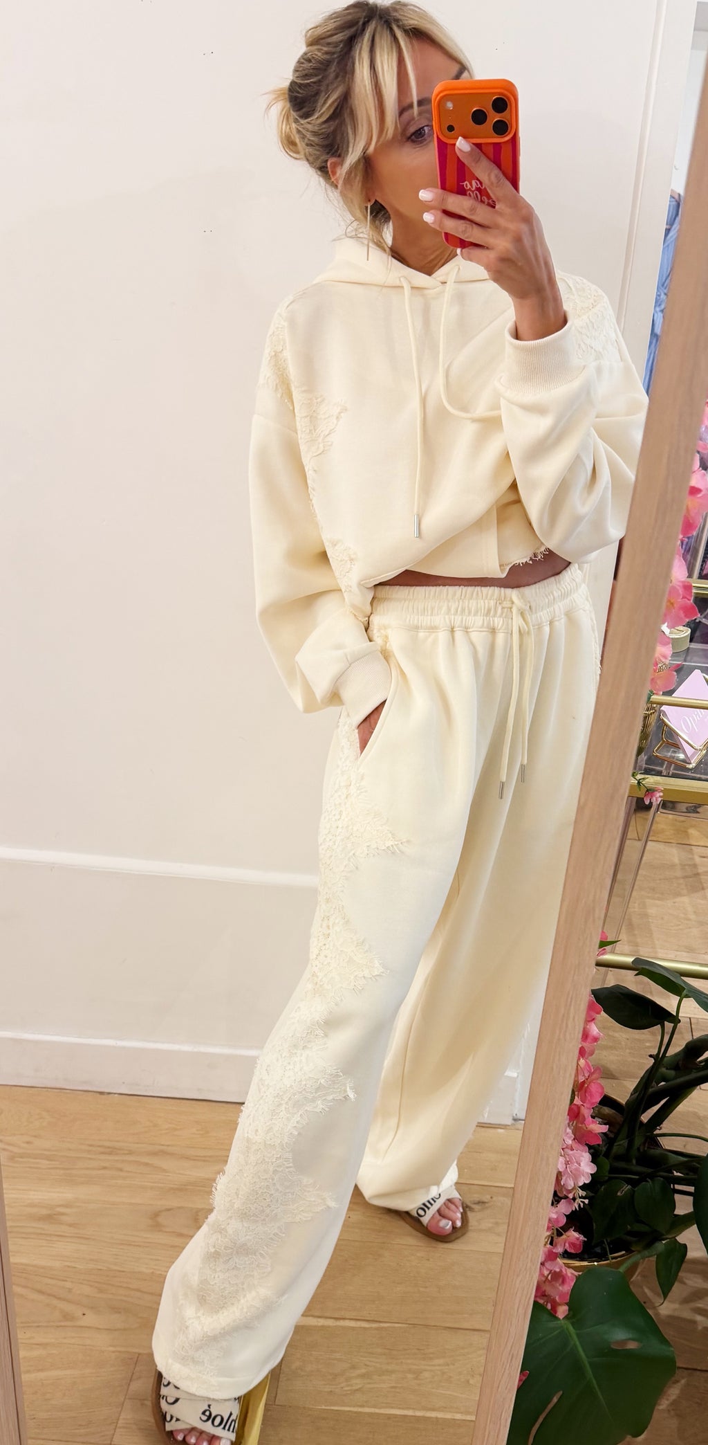 PANTALON jogging dentelle