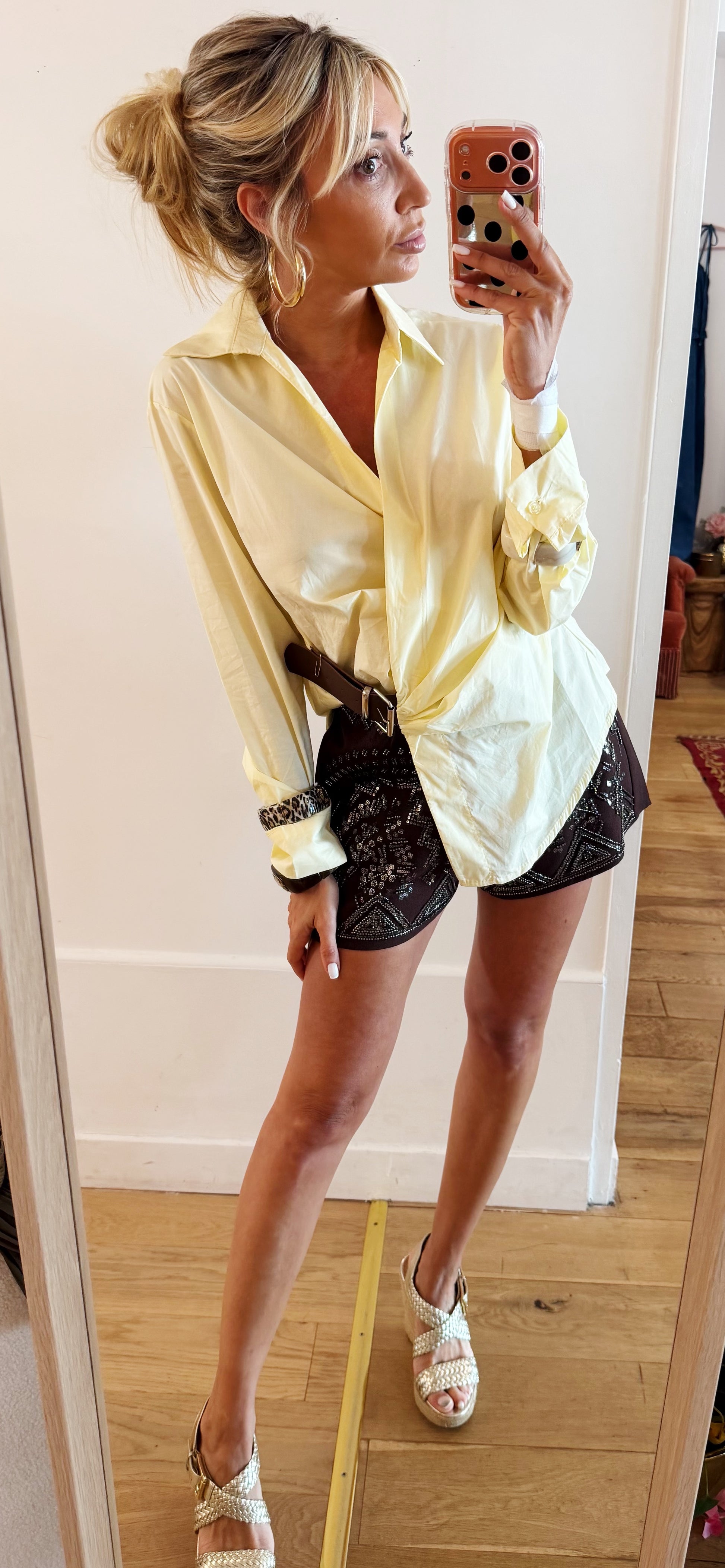 CHEMISE Chloé jaune