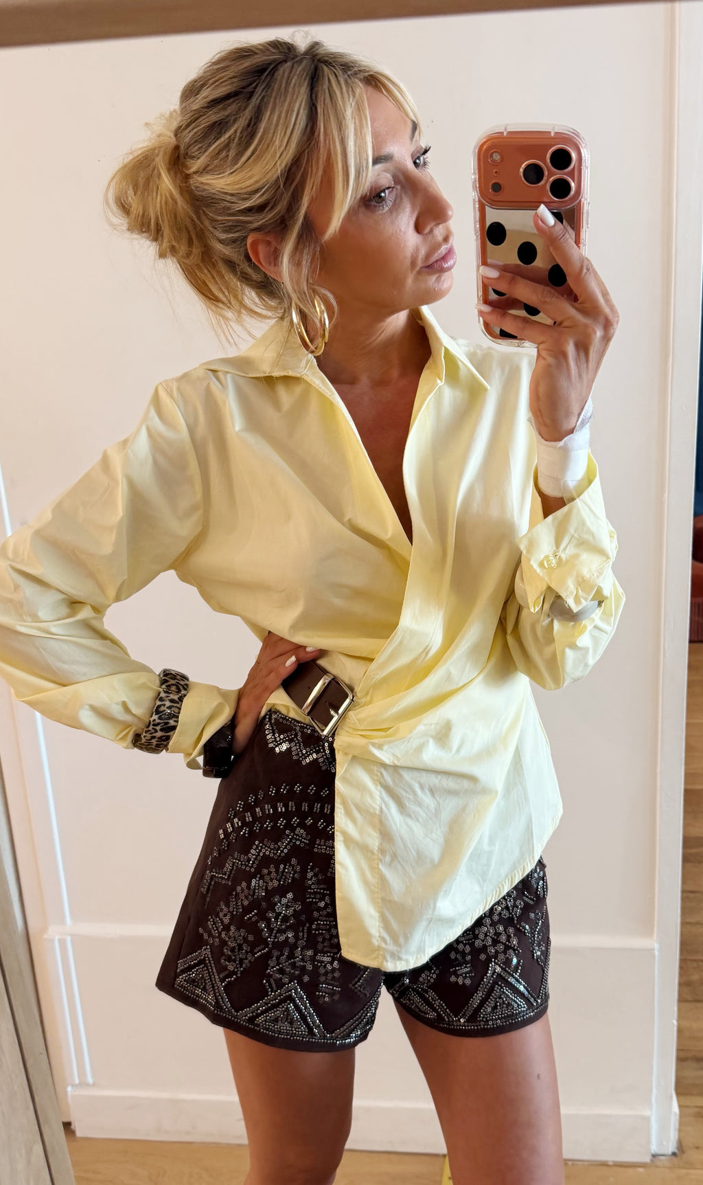 CHEMISE Chloé jaune