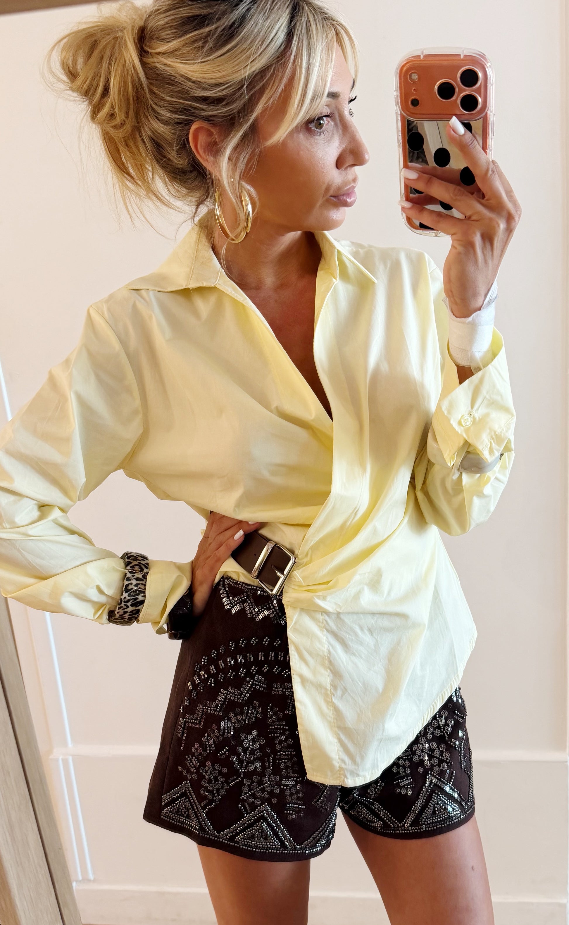 CHEMISE Chloé jaune