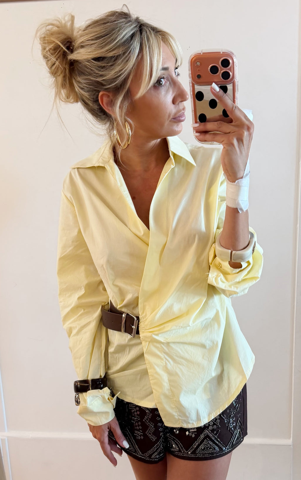 CHEMISE Chloé jaune