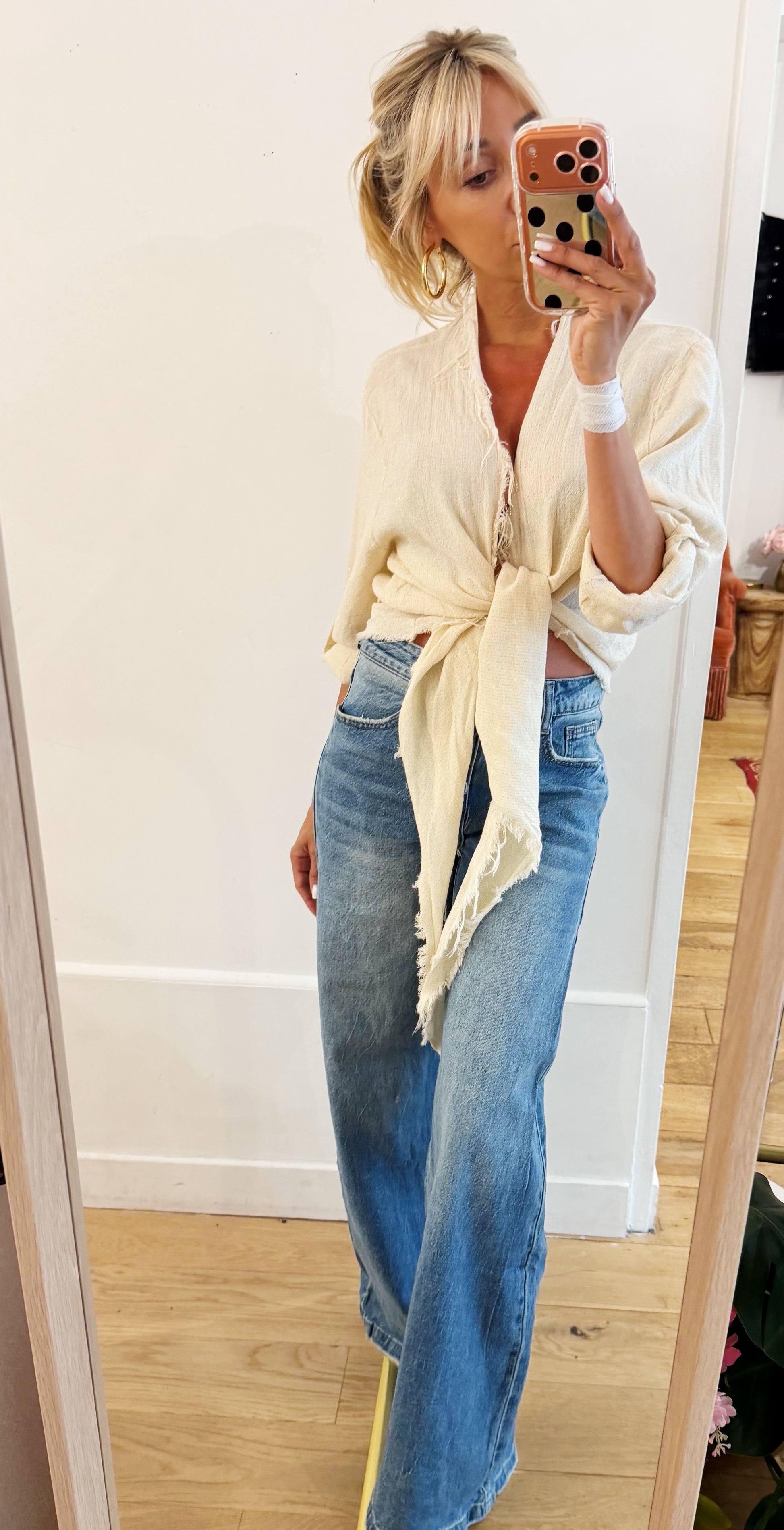 CHEMISE Peggy cream