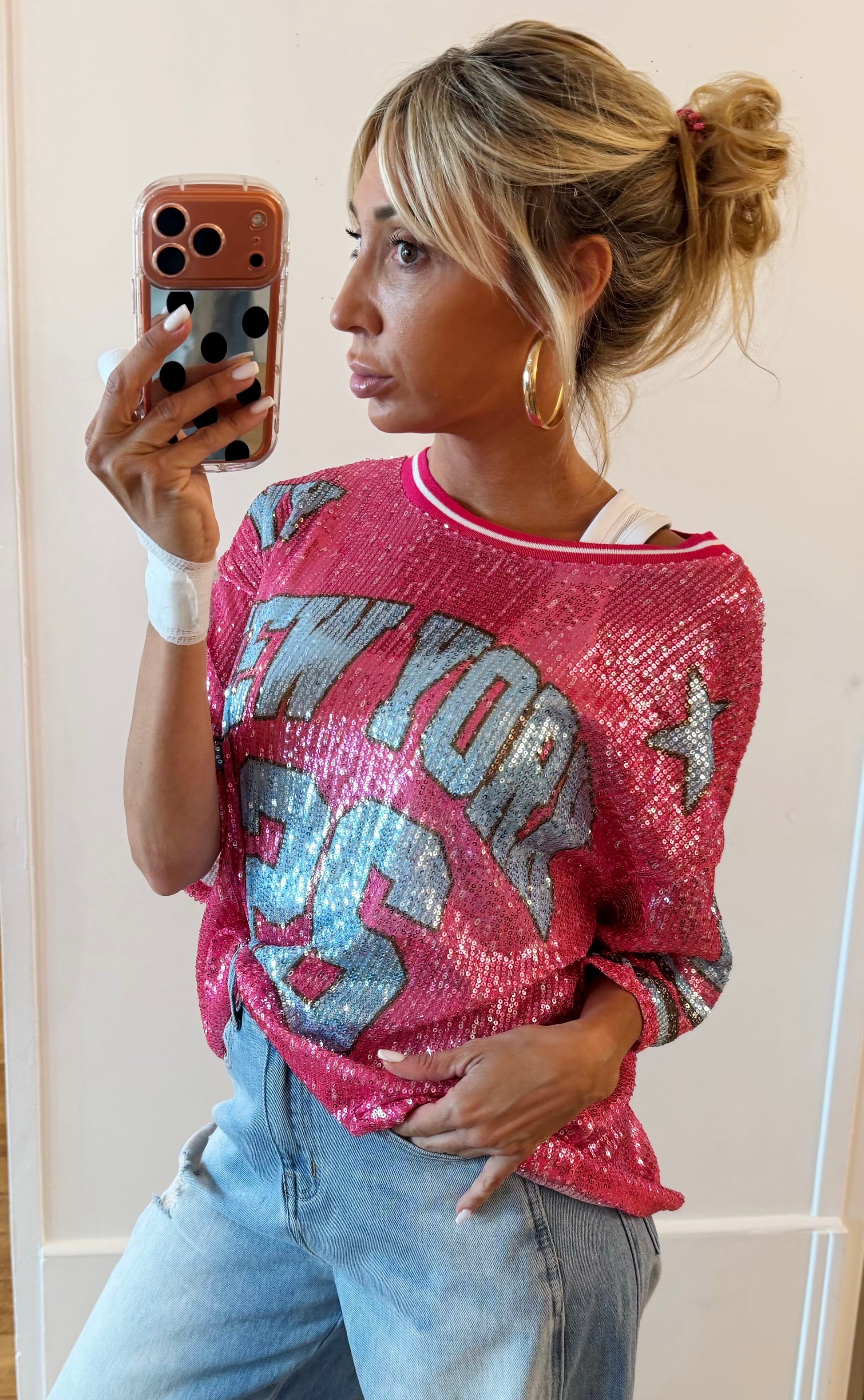 TEE SHIRT New York 26 Rose