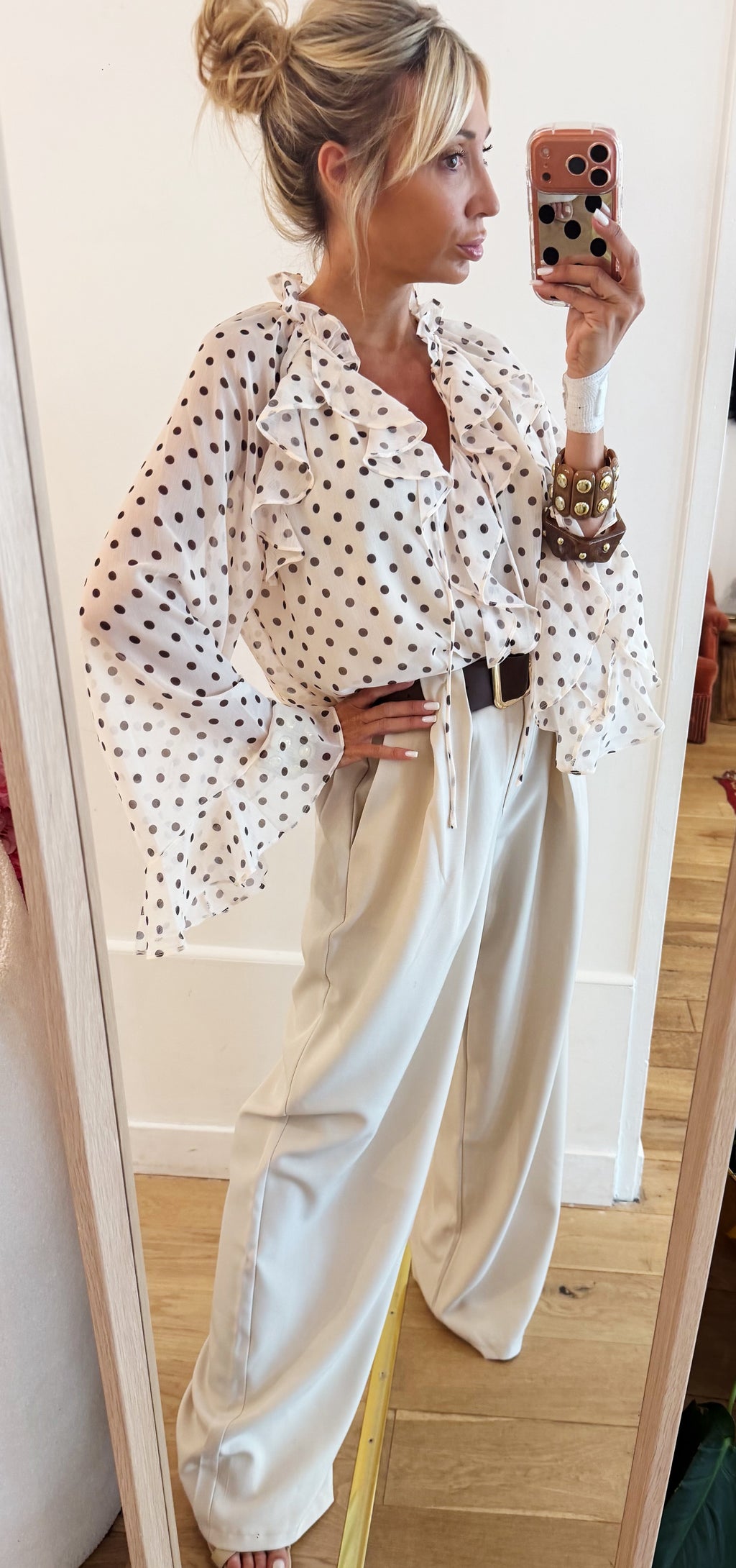 PANTALON Maty creme