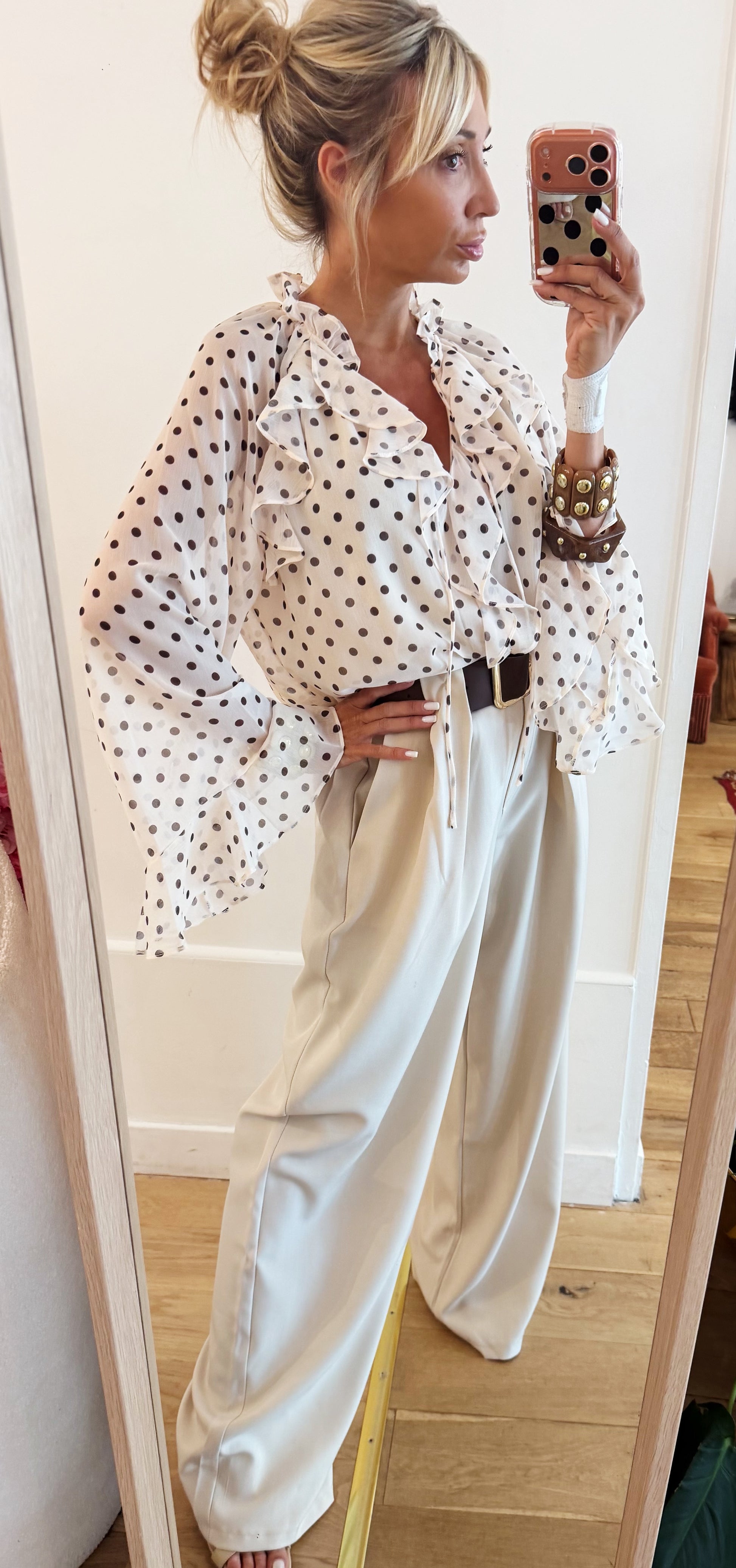 PANTALON Maty creme