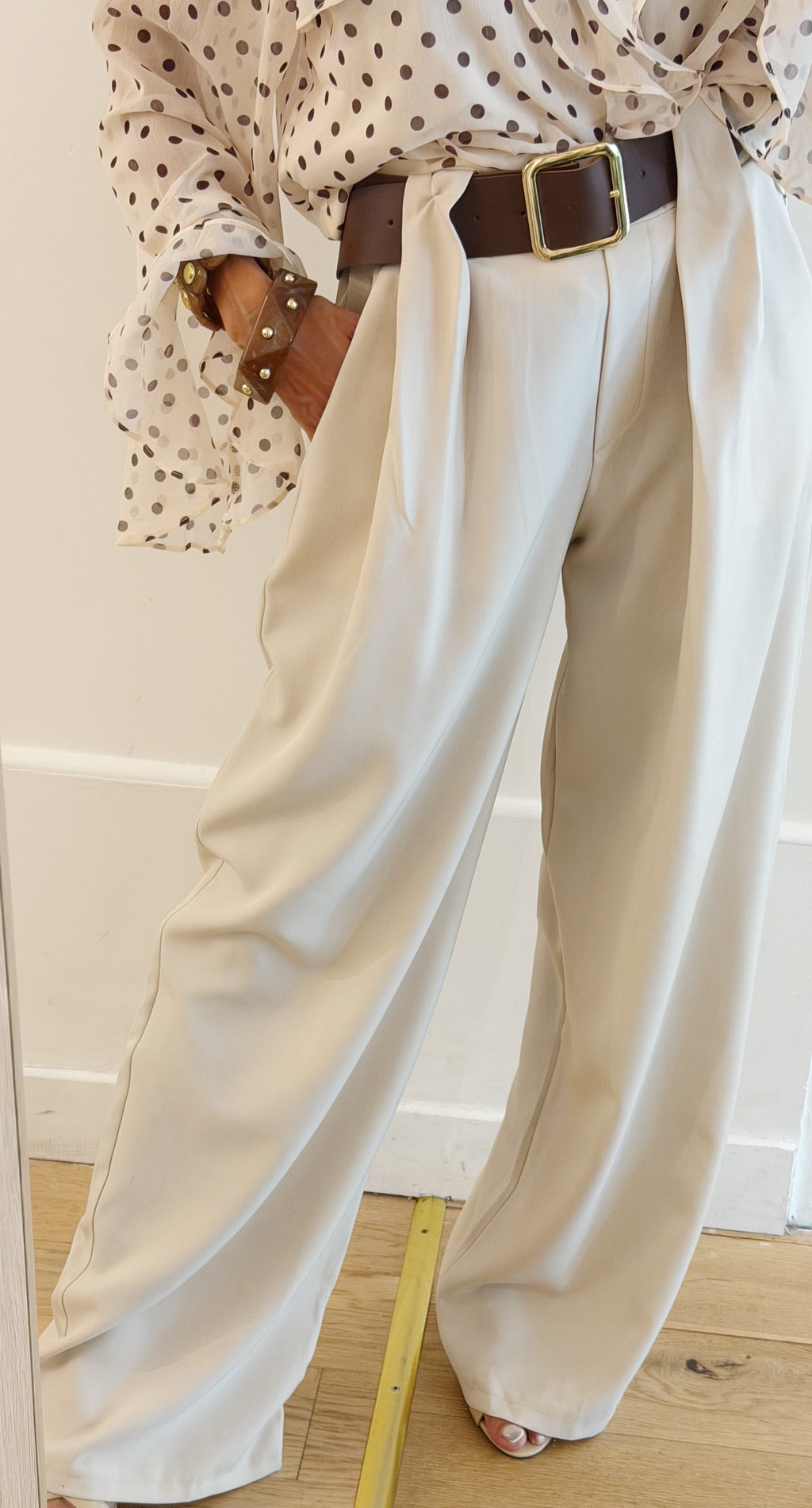 PANTALON Maty creme