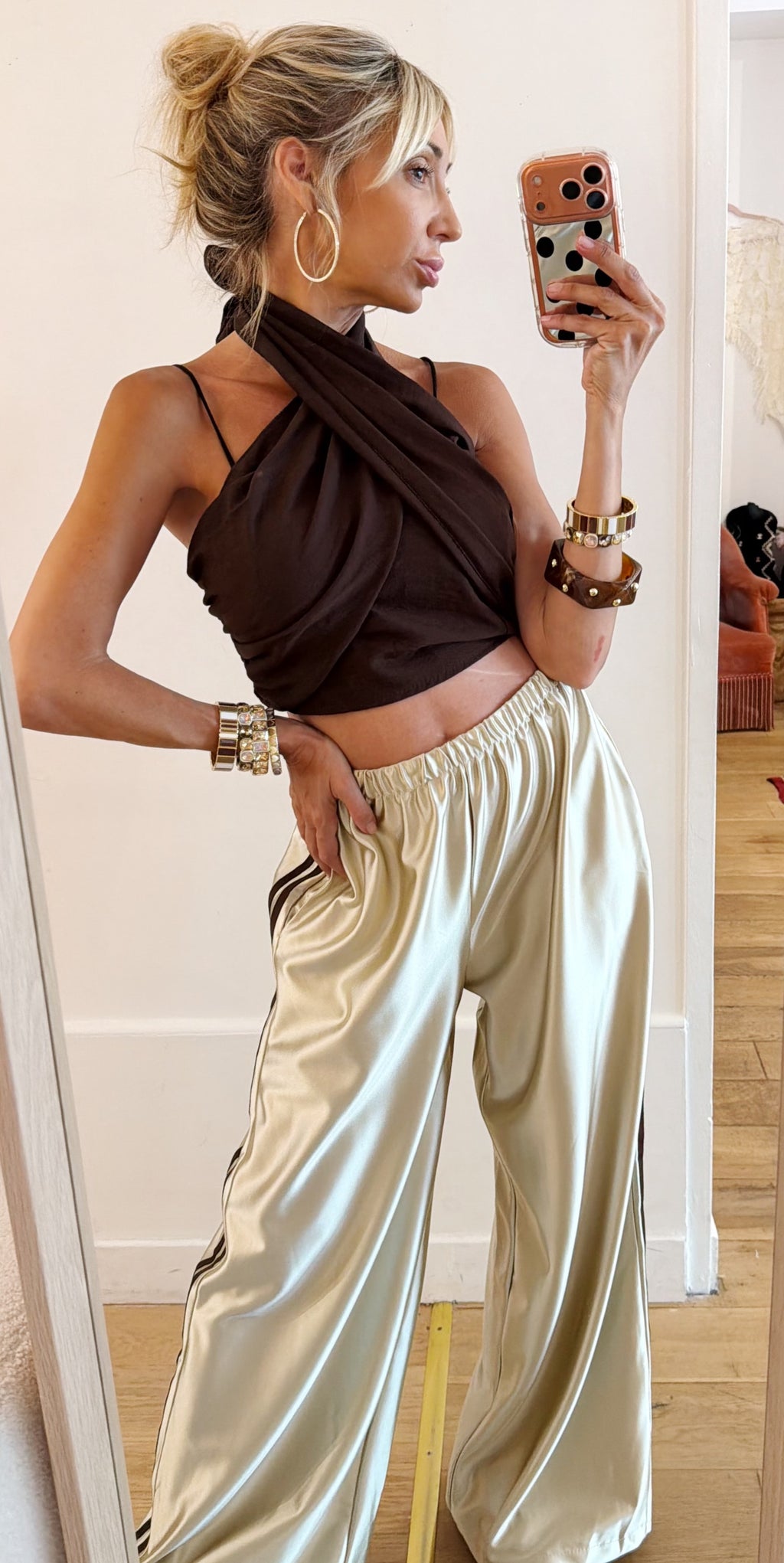 PANTALON Champagne ivoire