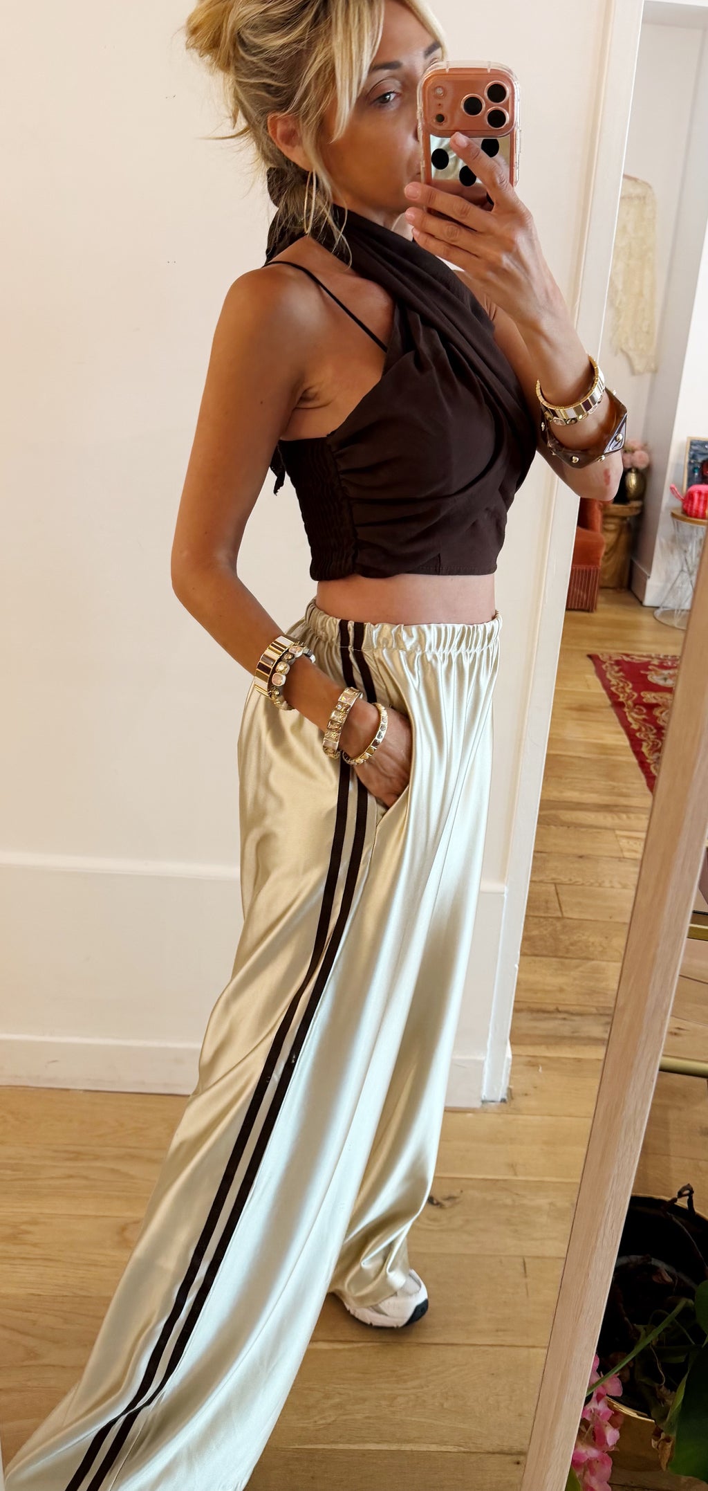 PANTALON Champagne ivoire