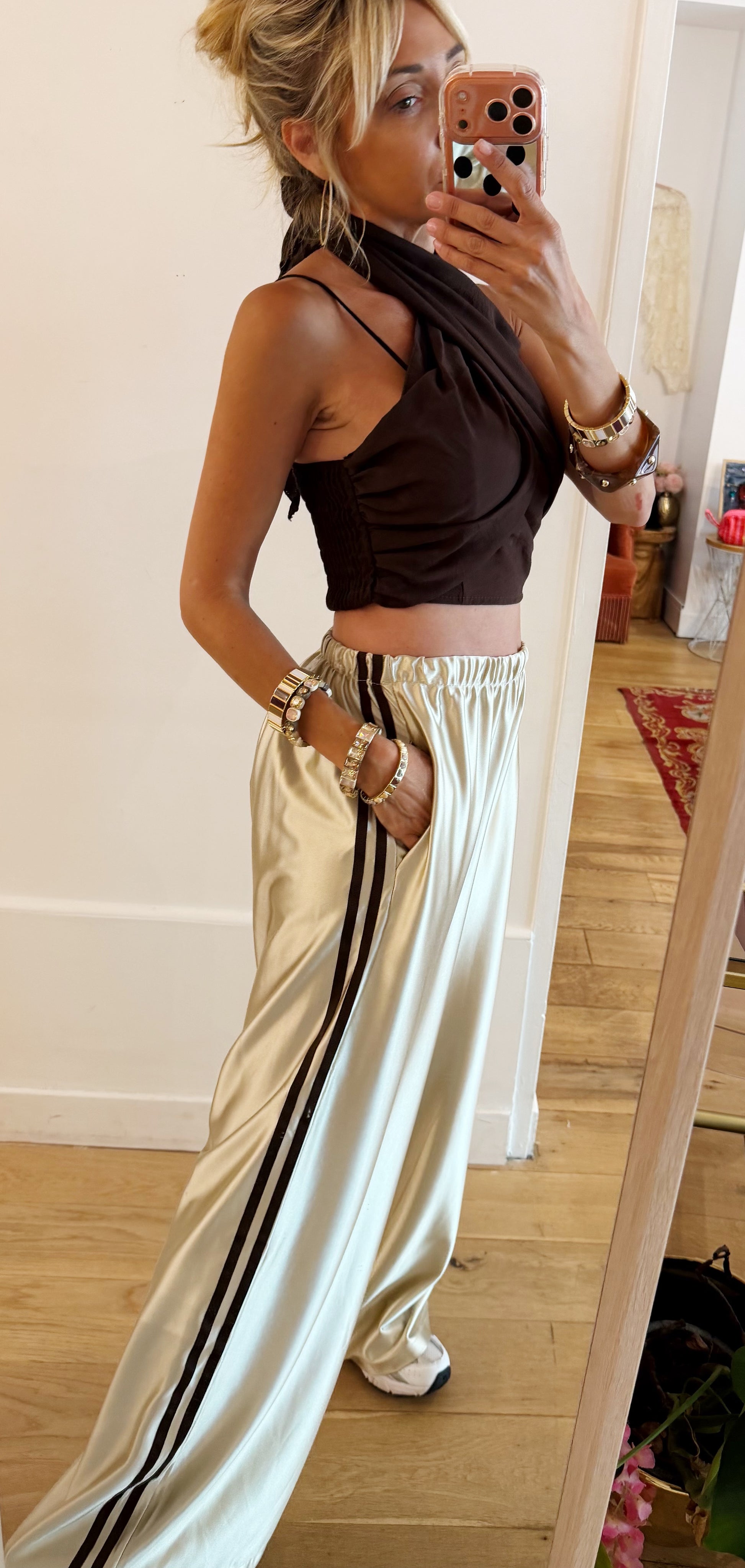 PANTALON Champagne ivoire