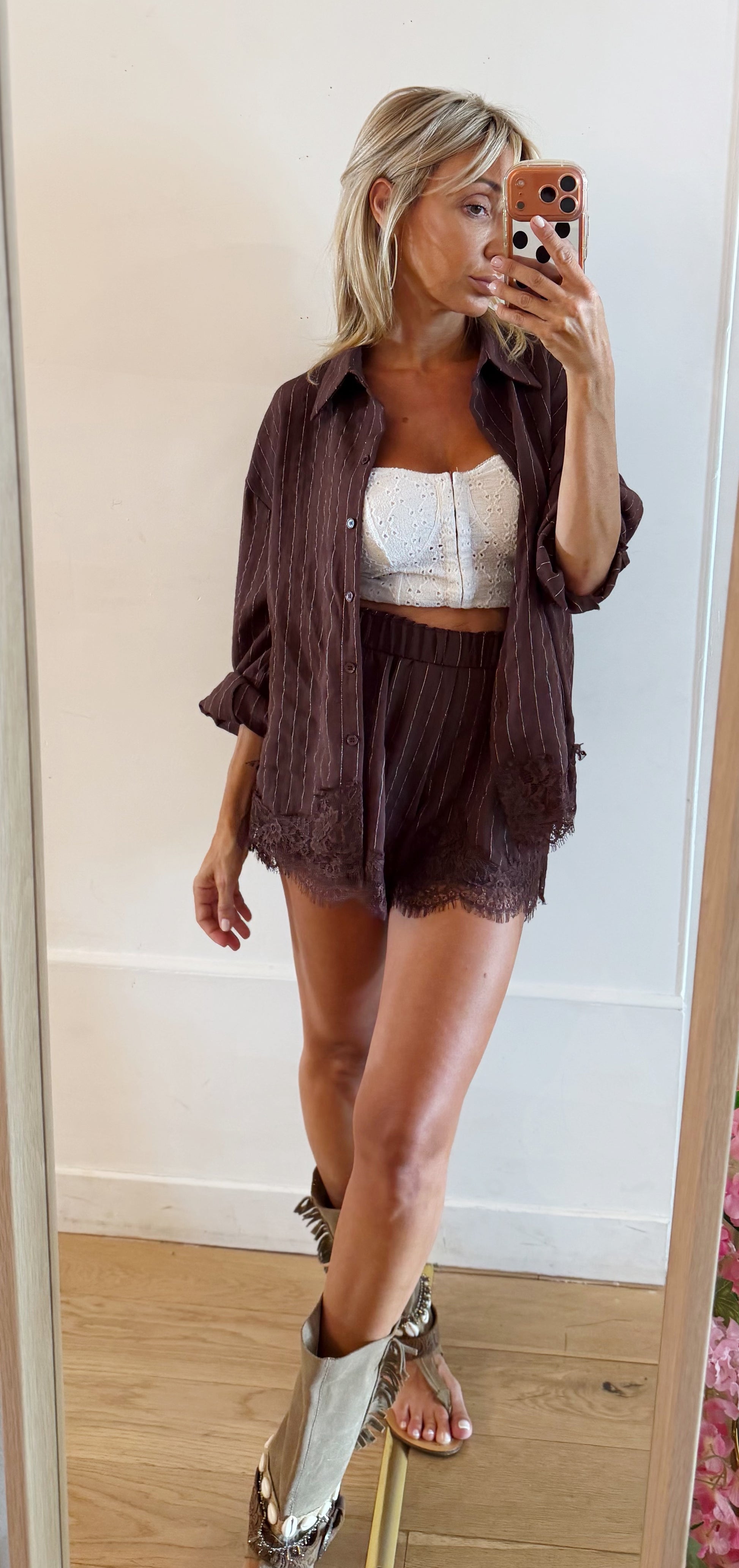 SHORT Carter choco