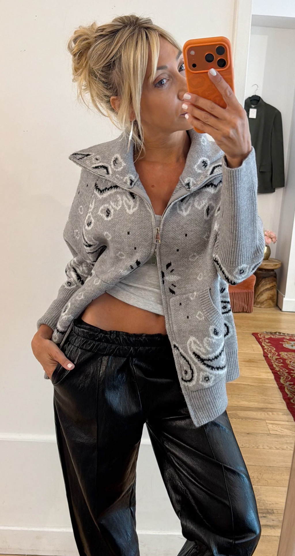 GILET Bandana gris