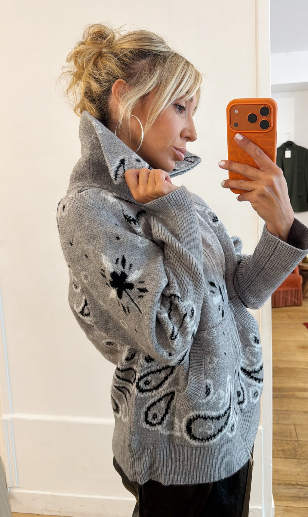 GILET Bandana gris