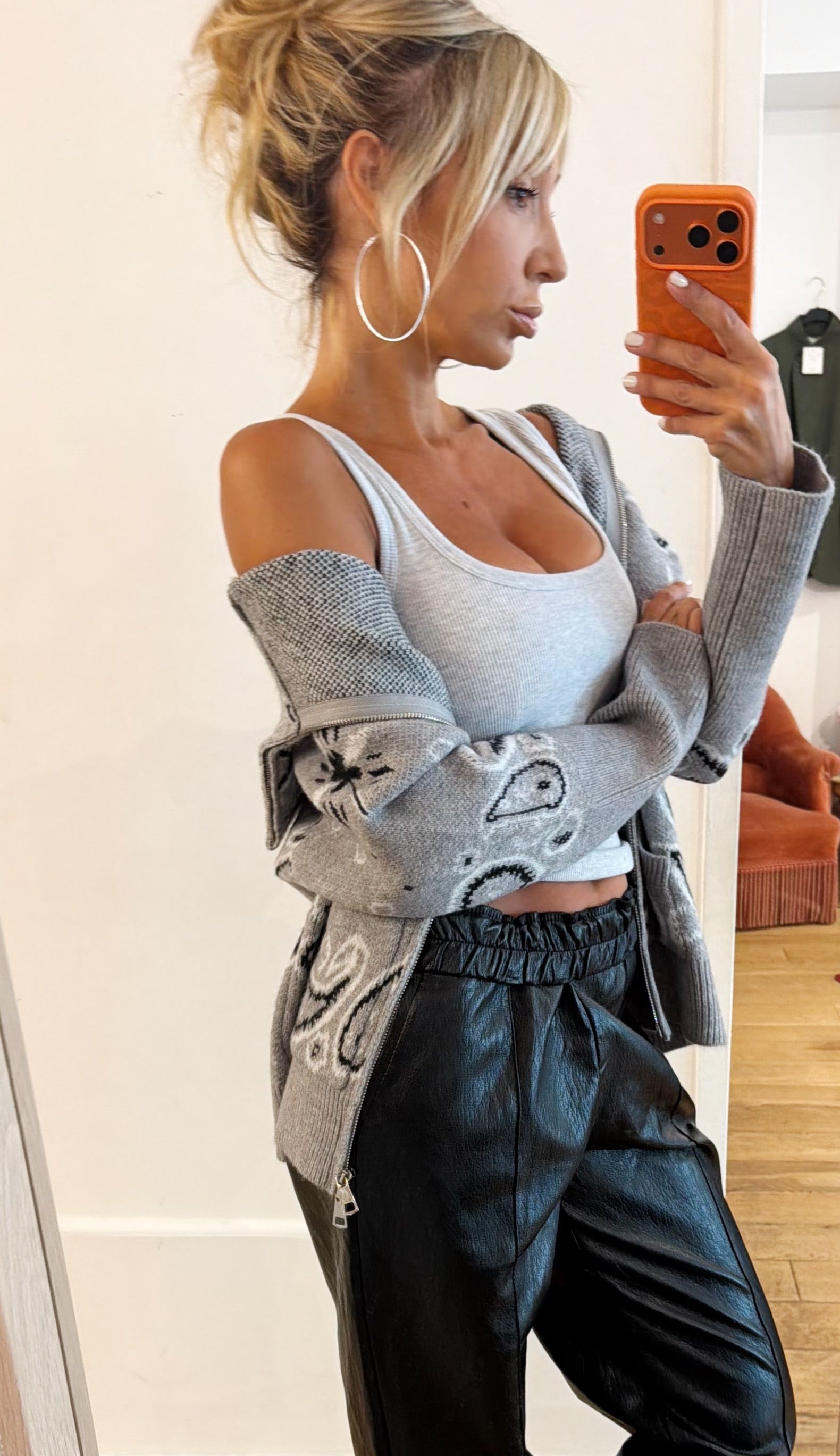GILET Bandana gris
