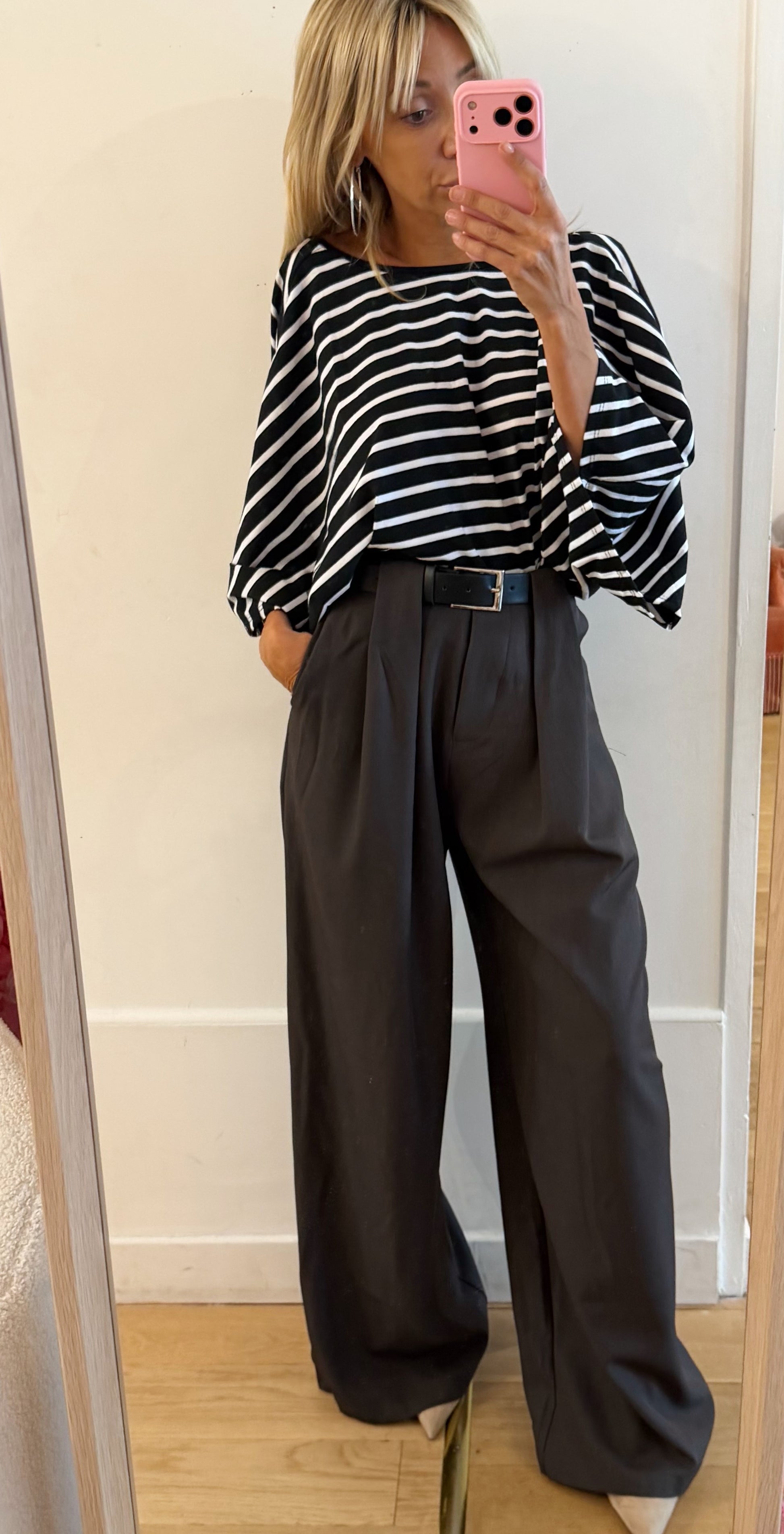 PANTALON Jacky gris foncé