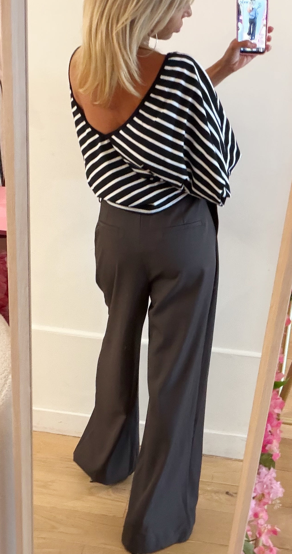 PANTALON Jacky gris foncé