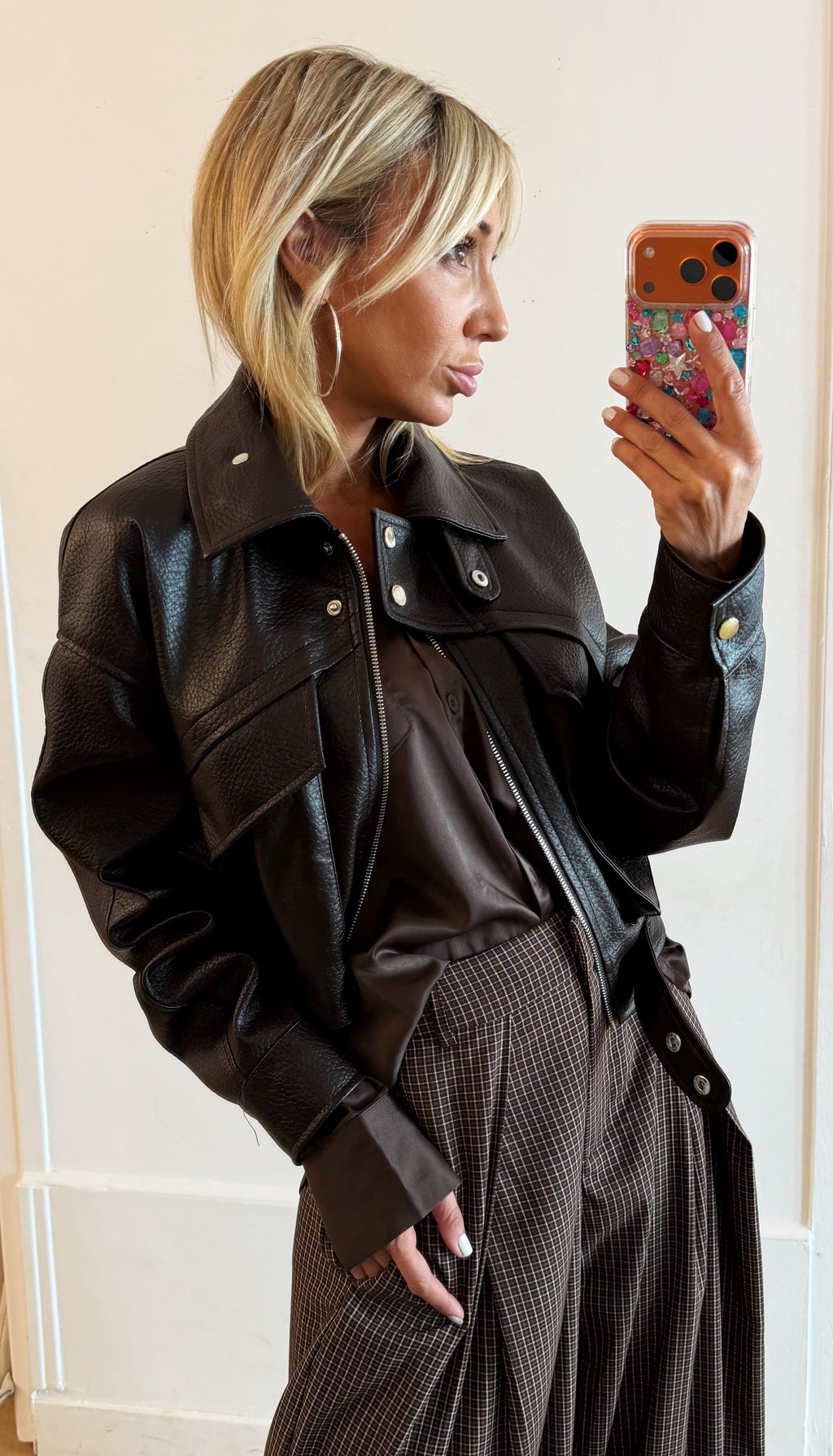 VESTE Diana choco