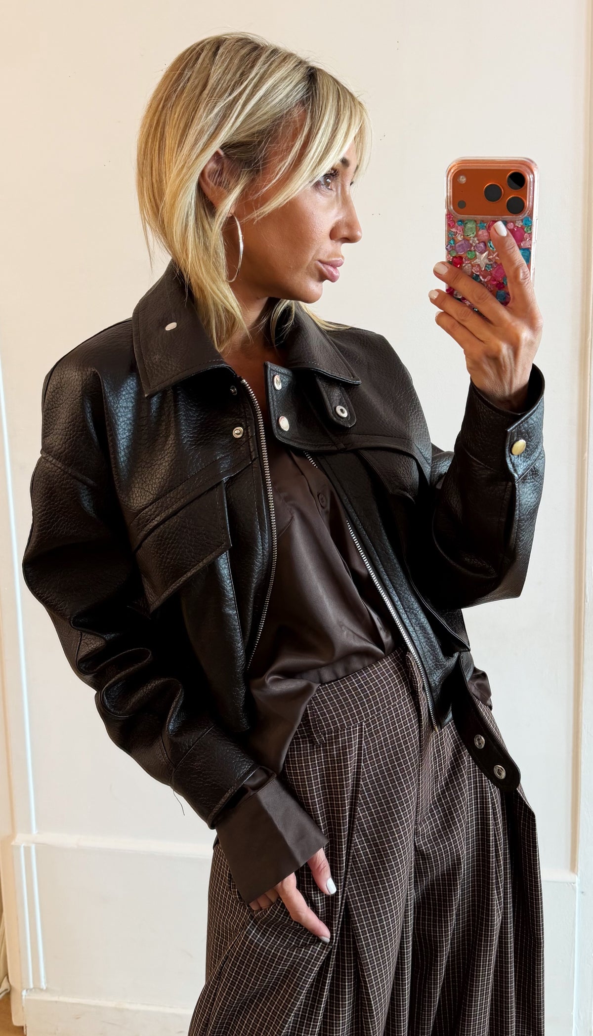 VESTE Diana choco
