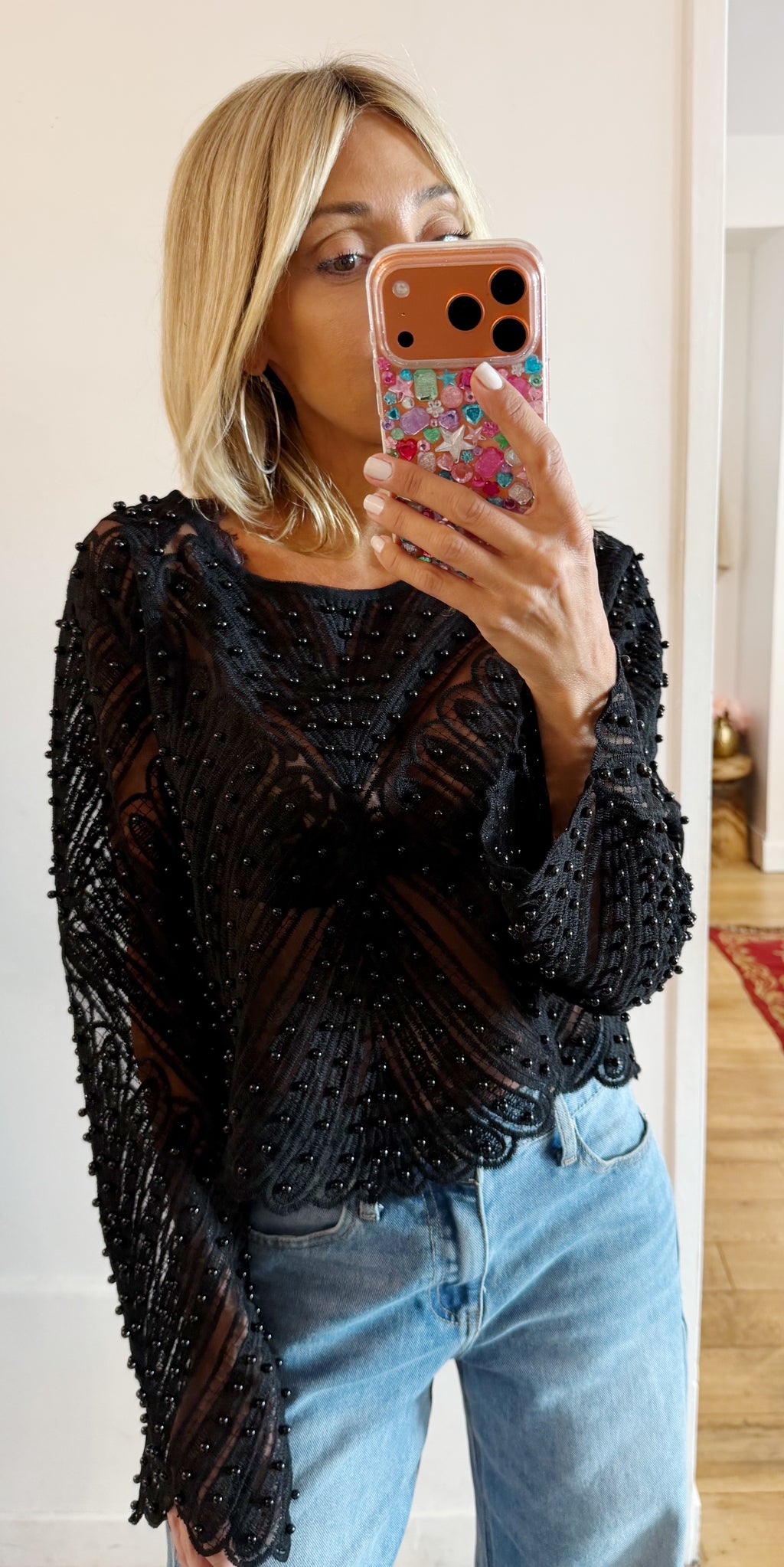 TOP Pearl black